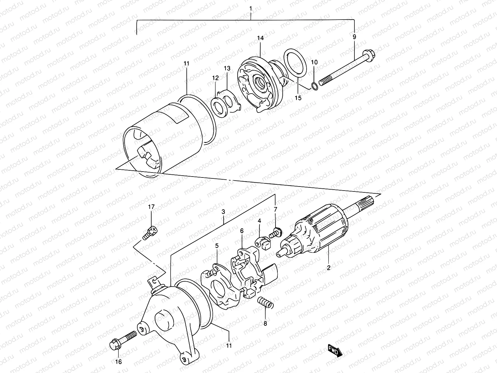 16 - STARTING MOTOR