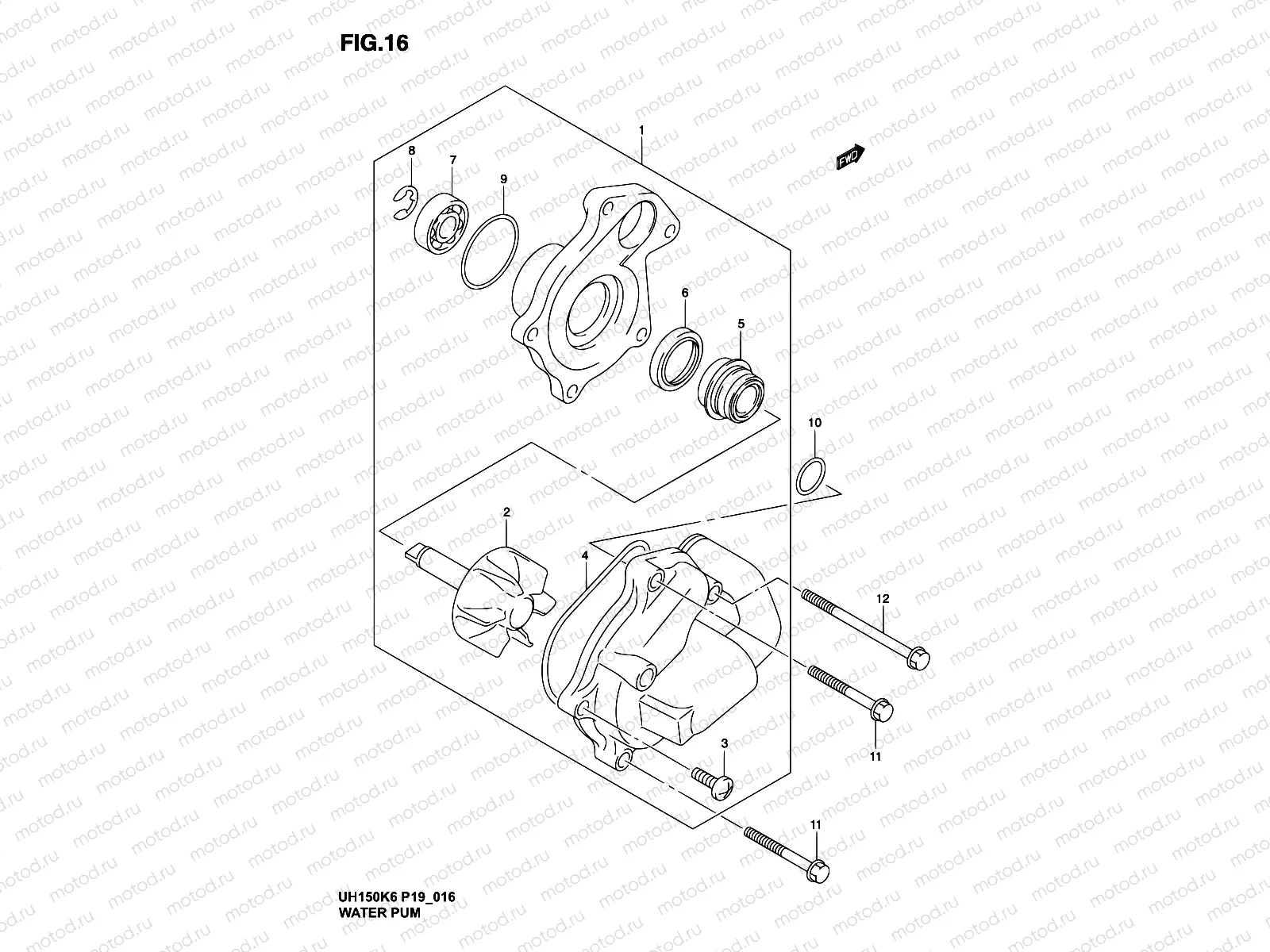 16 - WATER PUMP