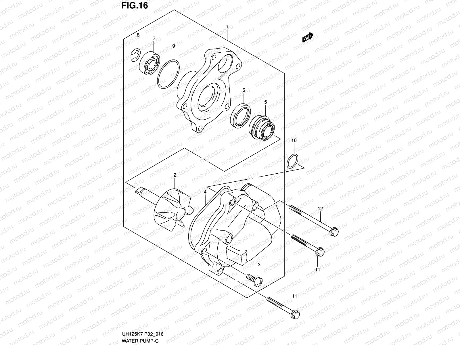 16 - WATER PUMP