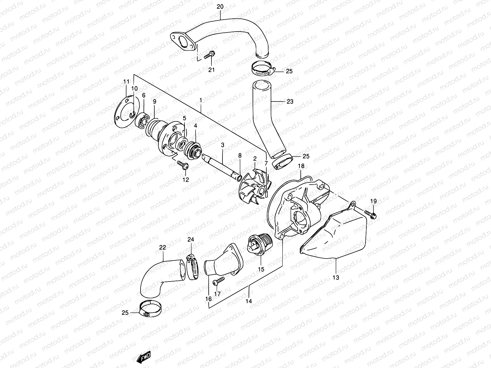 16 - WATER PUMP
