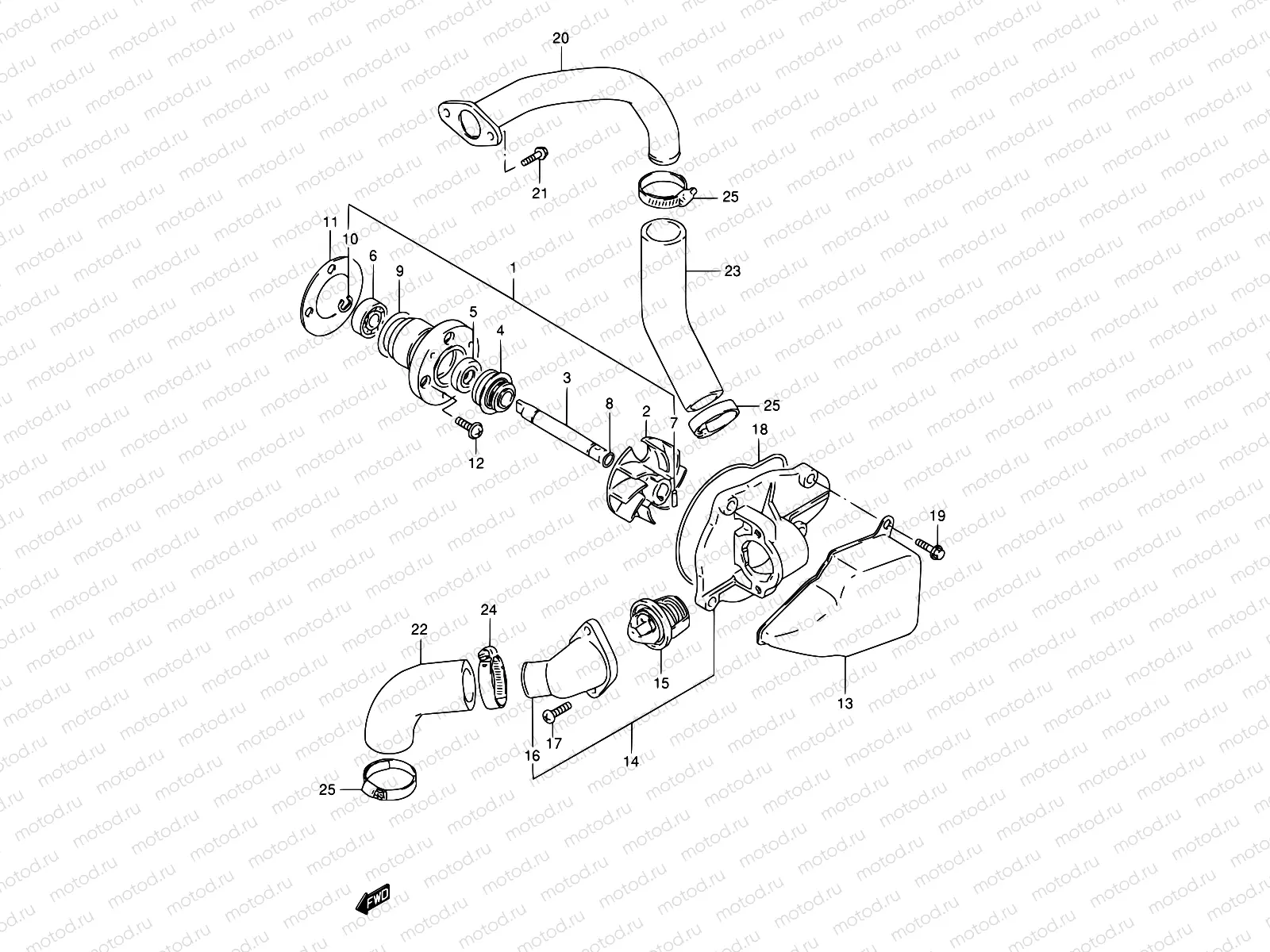 16 - WATER PUMP
