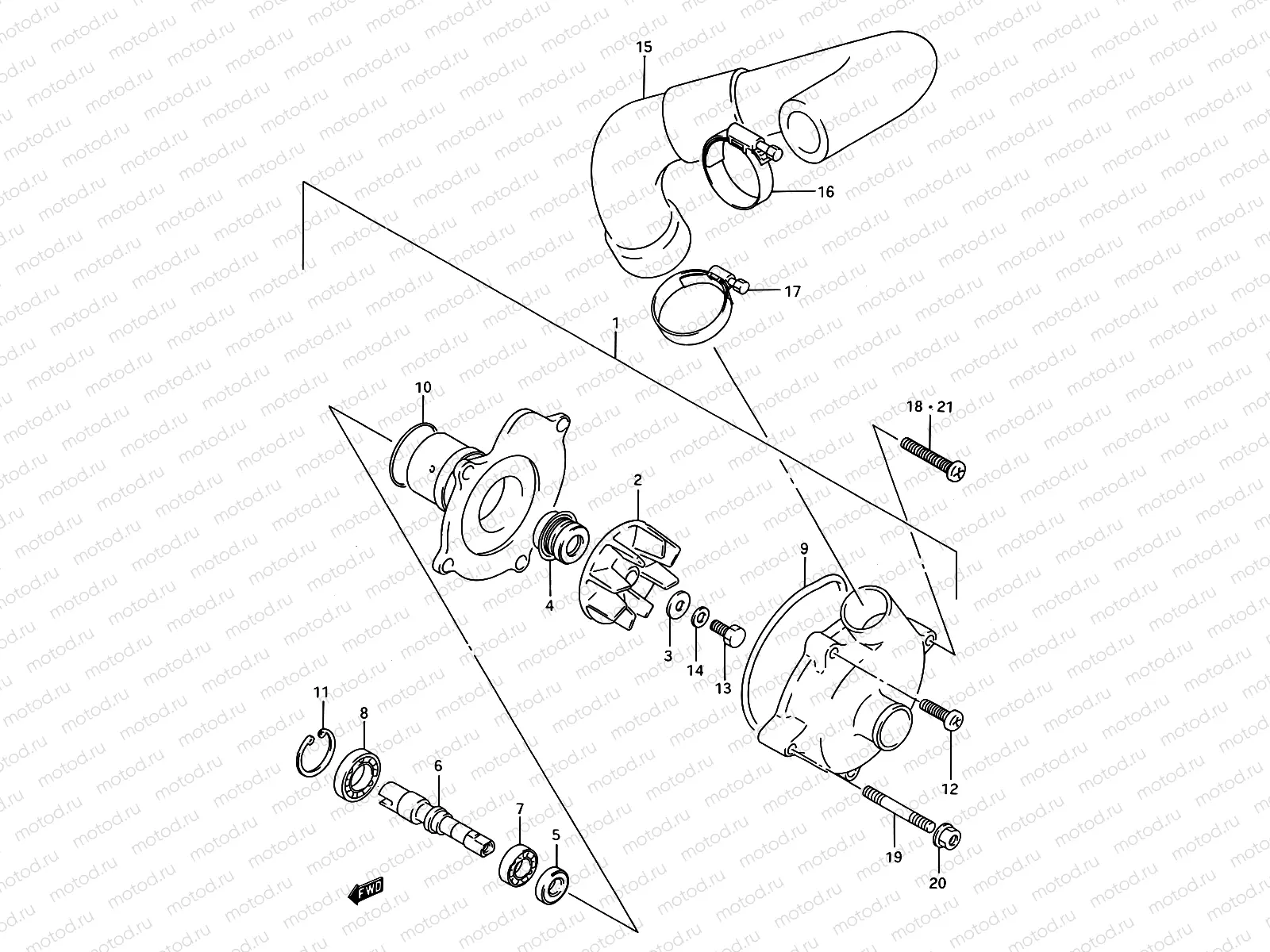 16 - WATER PUMP