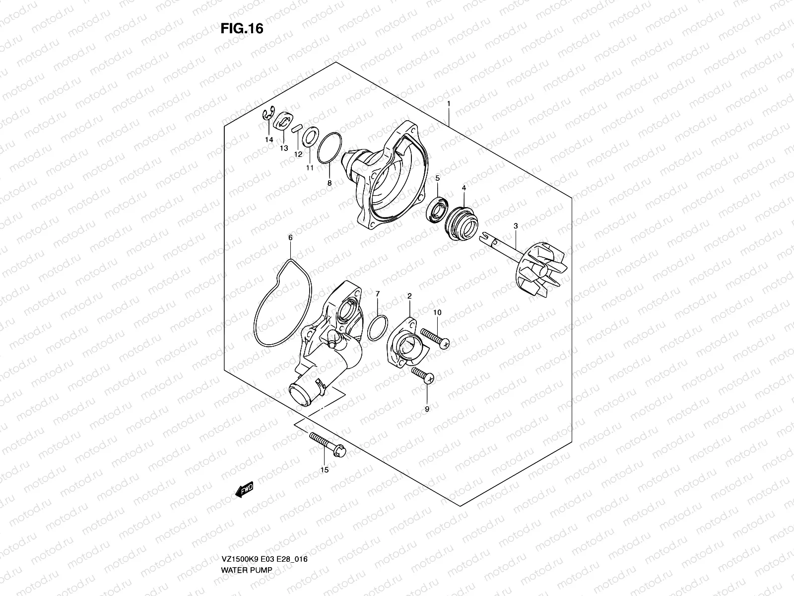 16 - WATER PUMP