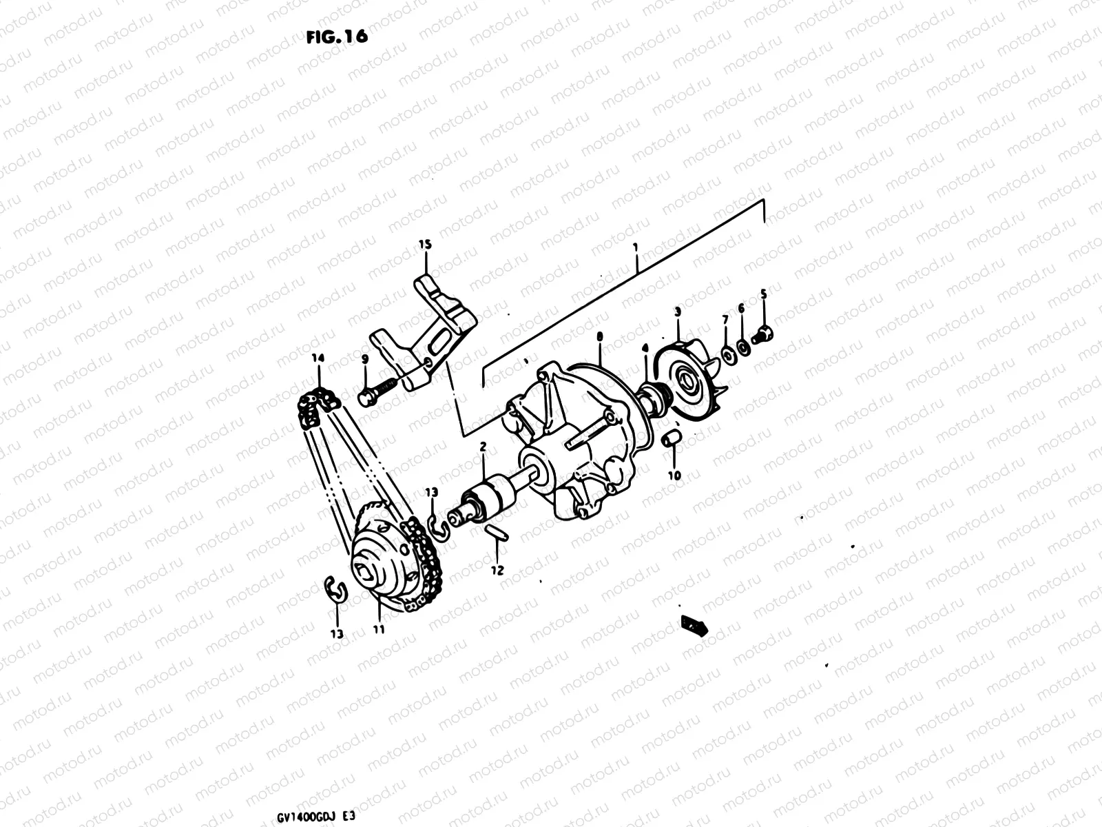 16 - WATER PUMP