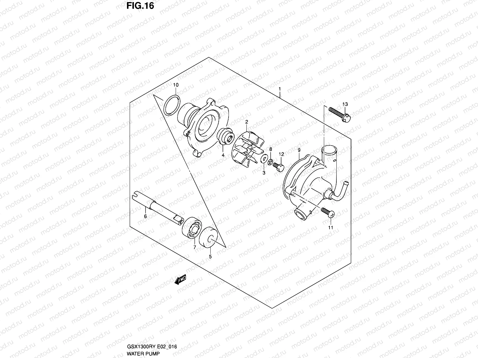 16 - WATER PUMP