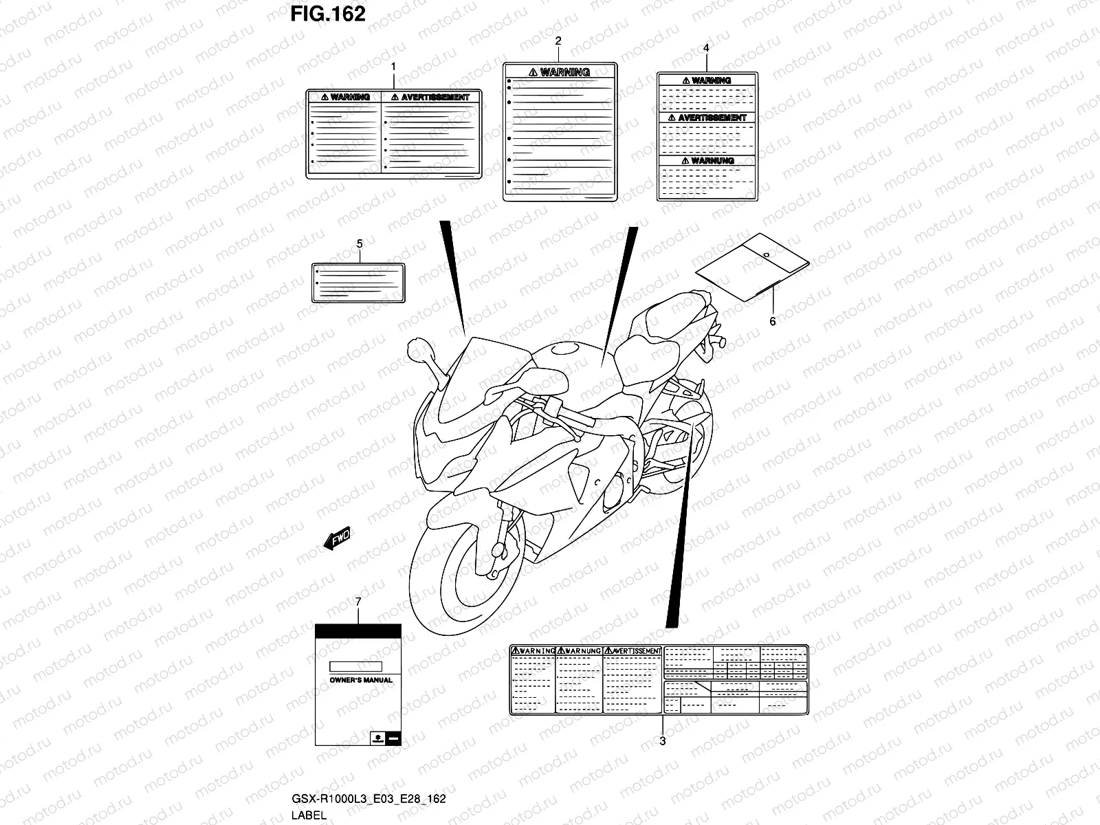 162 - LABEL (GSX-R1000L3 E28)