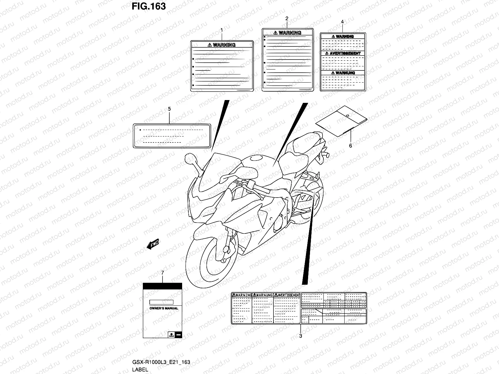 163 - LABEL (GSX-R1000ZL3 E24)