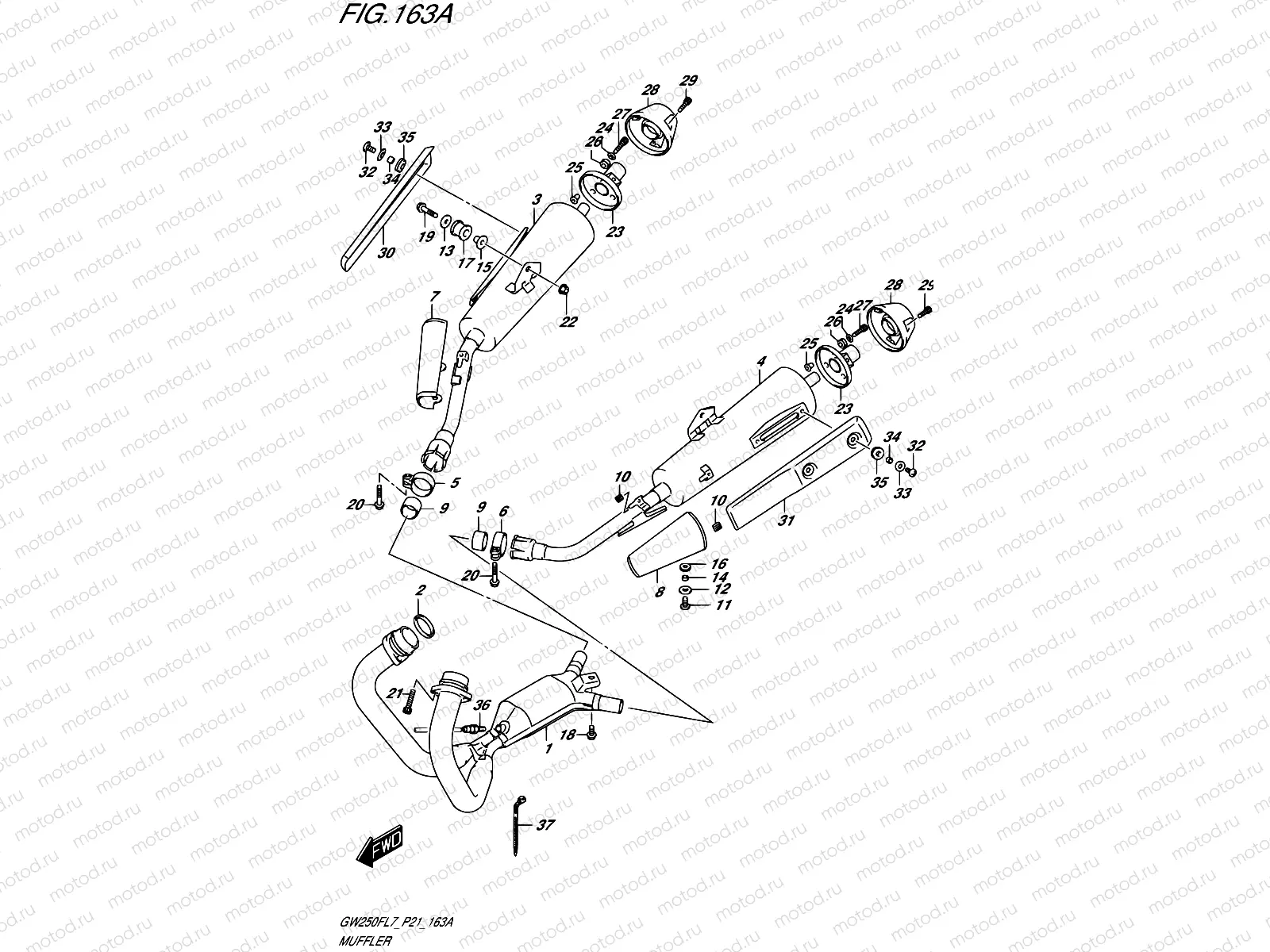 163A - MUFFLER