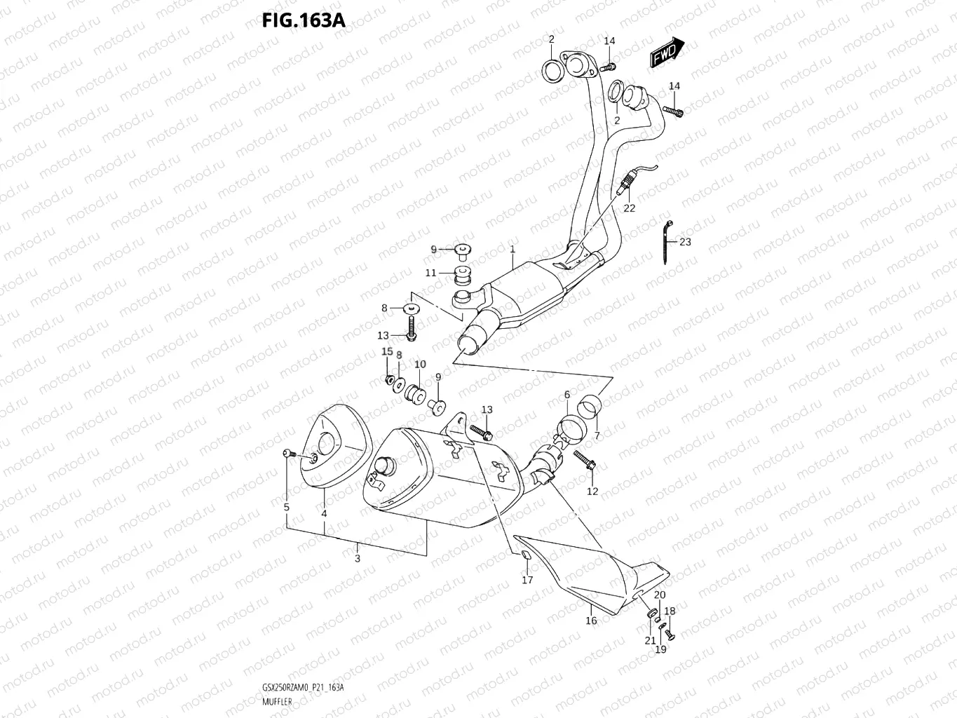 163A - MUFFLER
