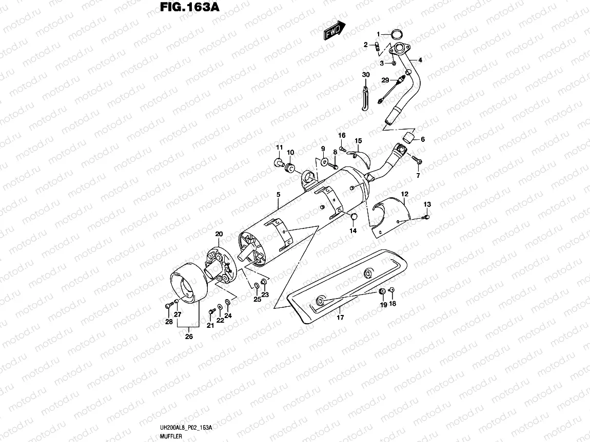 163A - MUFFLER