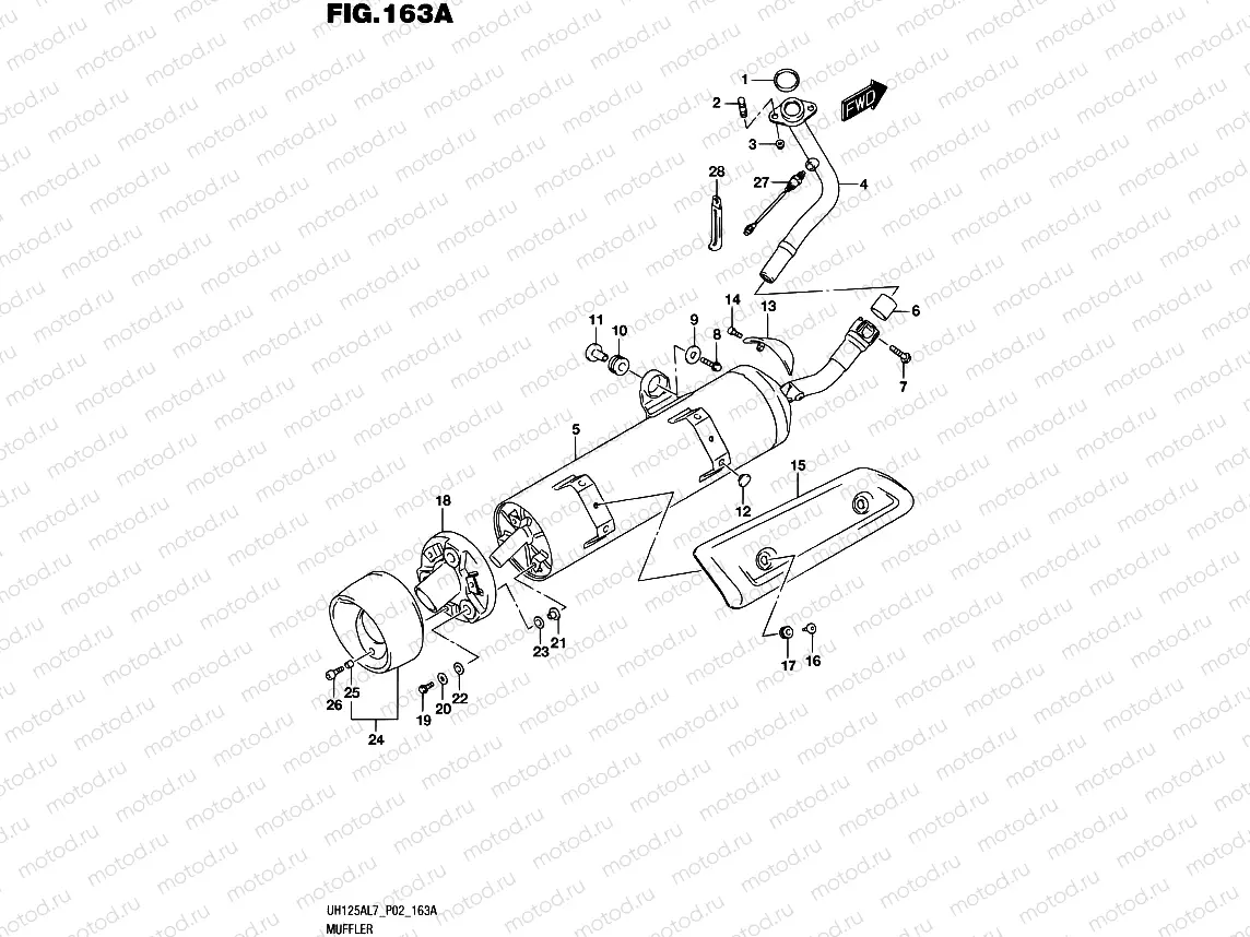 163A - MUFFLER