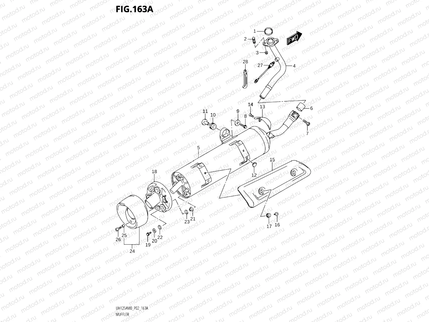 163A - MUFFLER