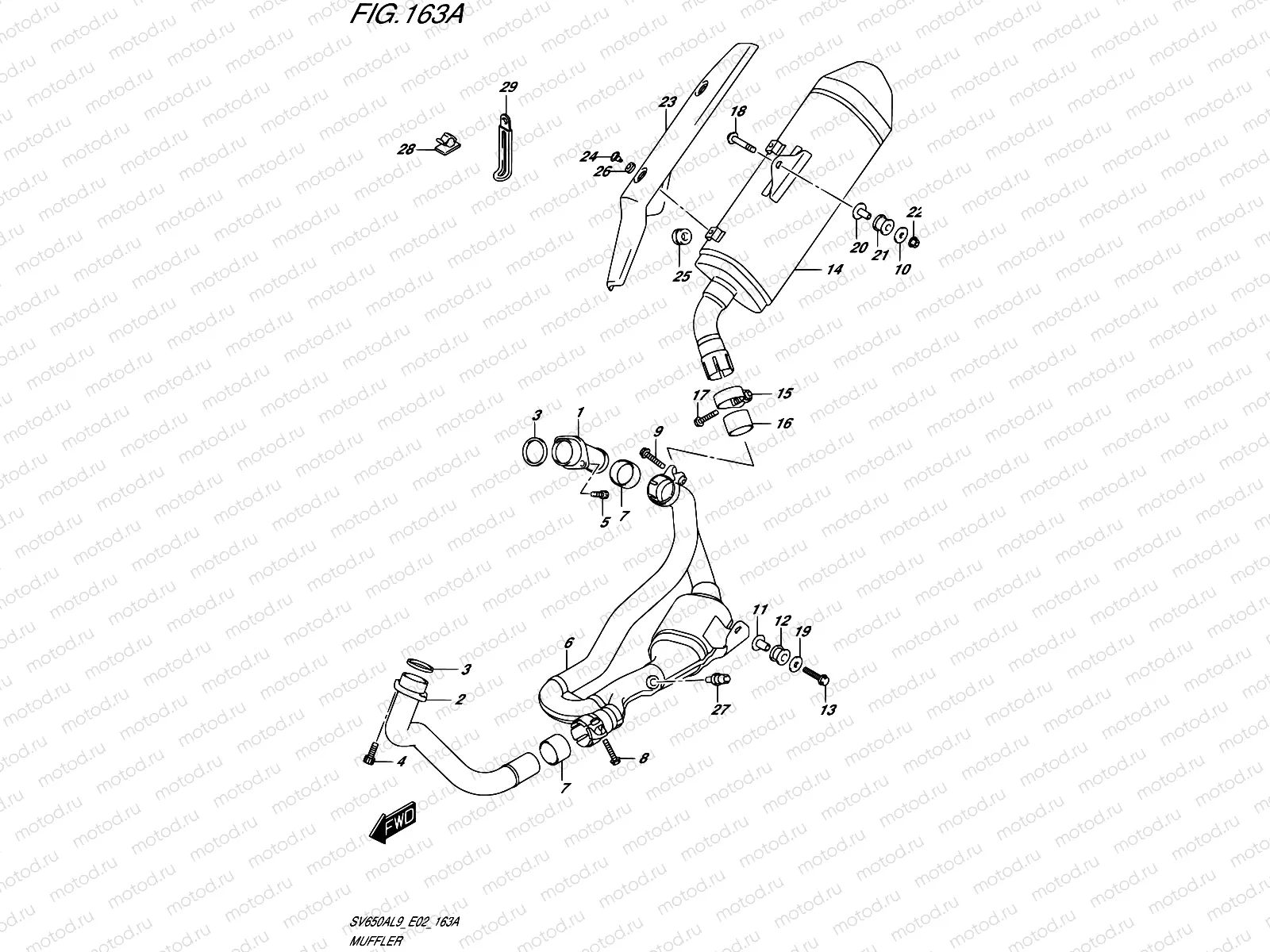 163A - MUFFLER