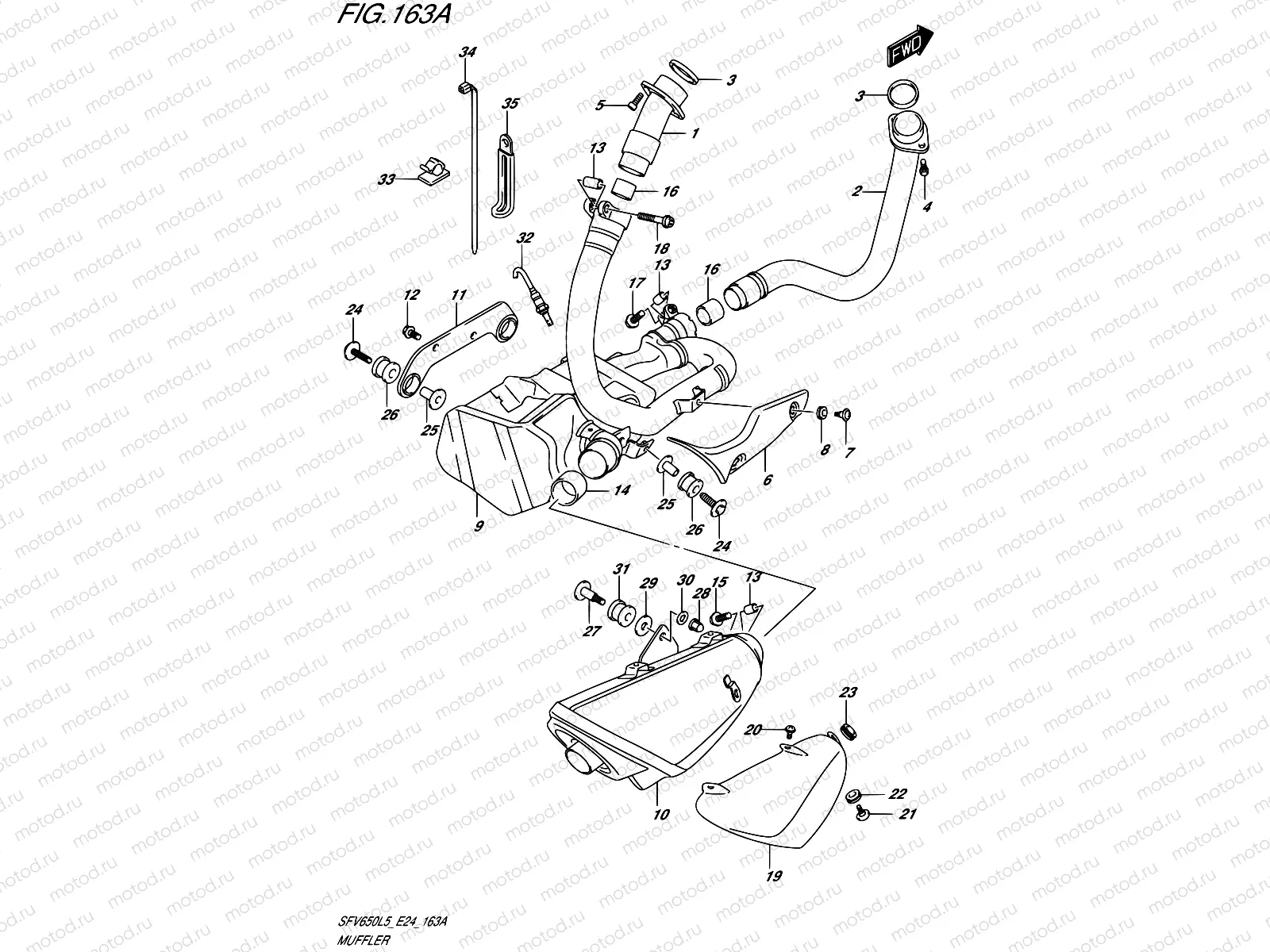 163A - MUFFLER