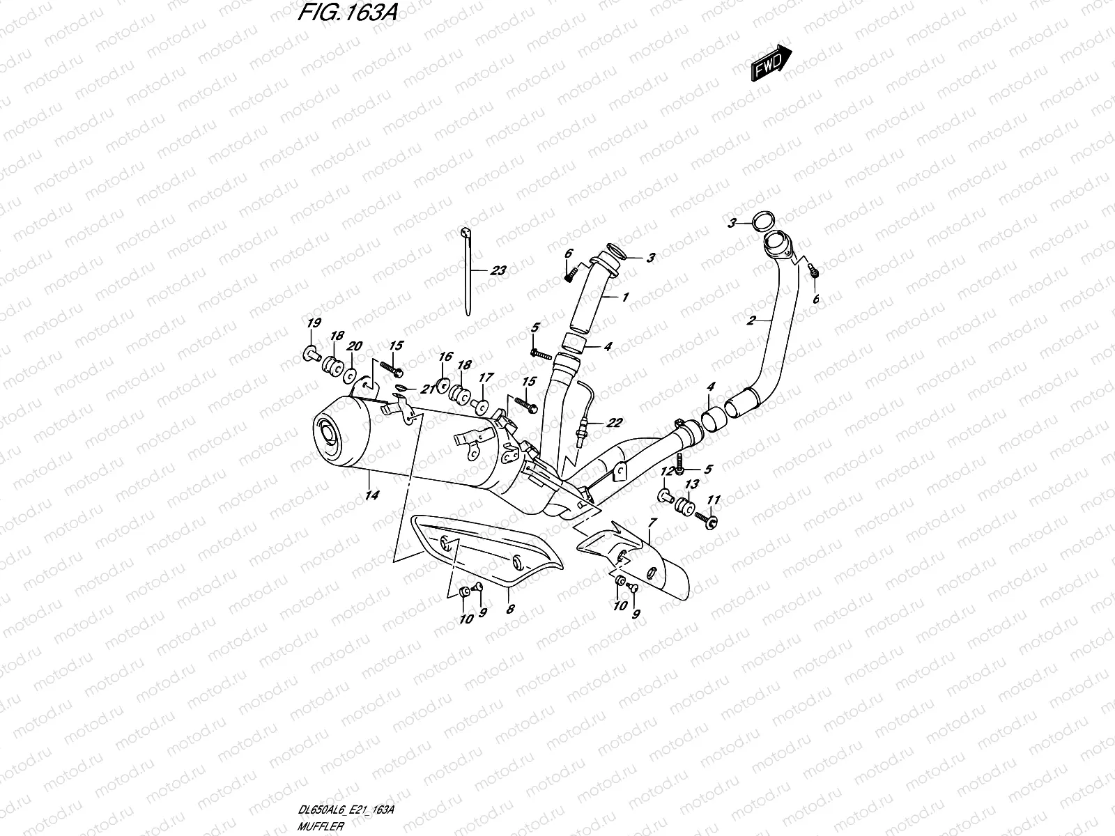 163A - MUFFLER
