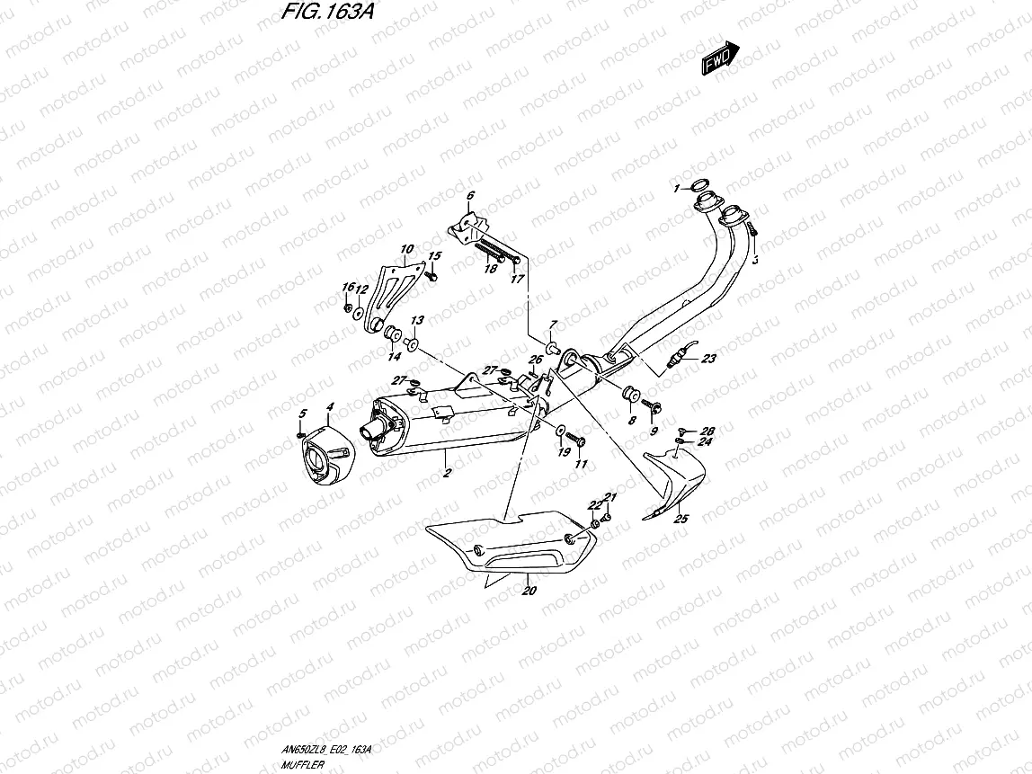 163A - MUFFLER
