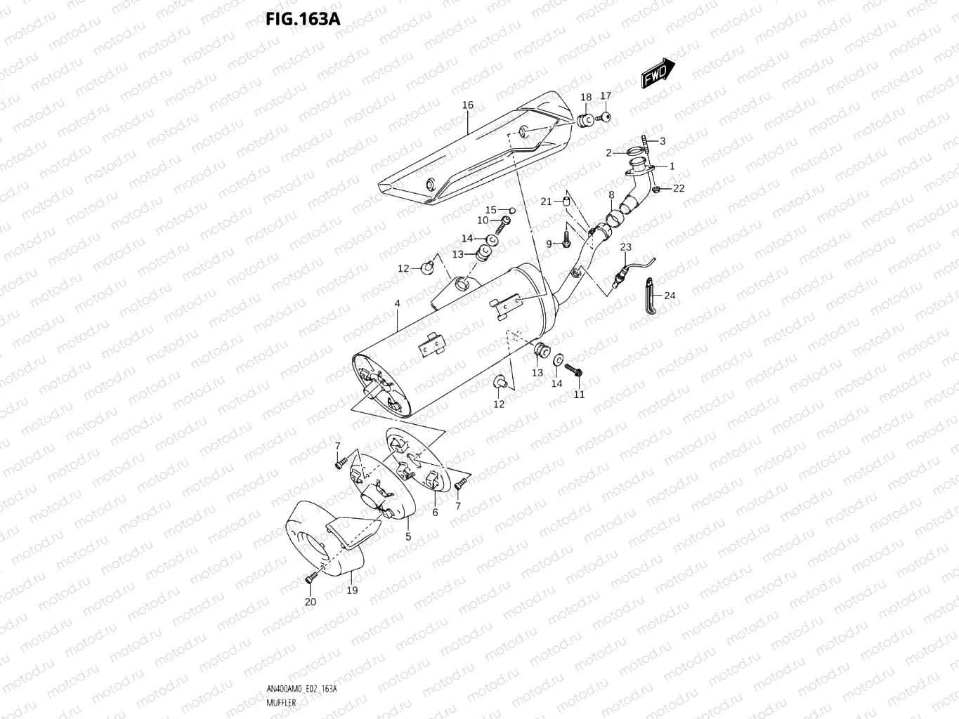 163A - MUFFLER