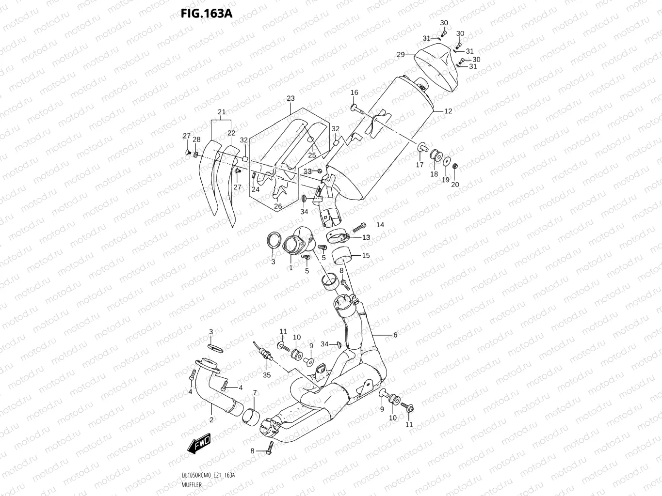 163A - MUFFLER