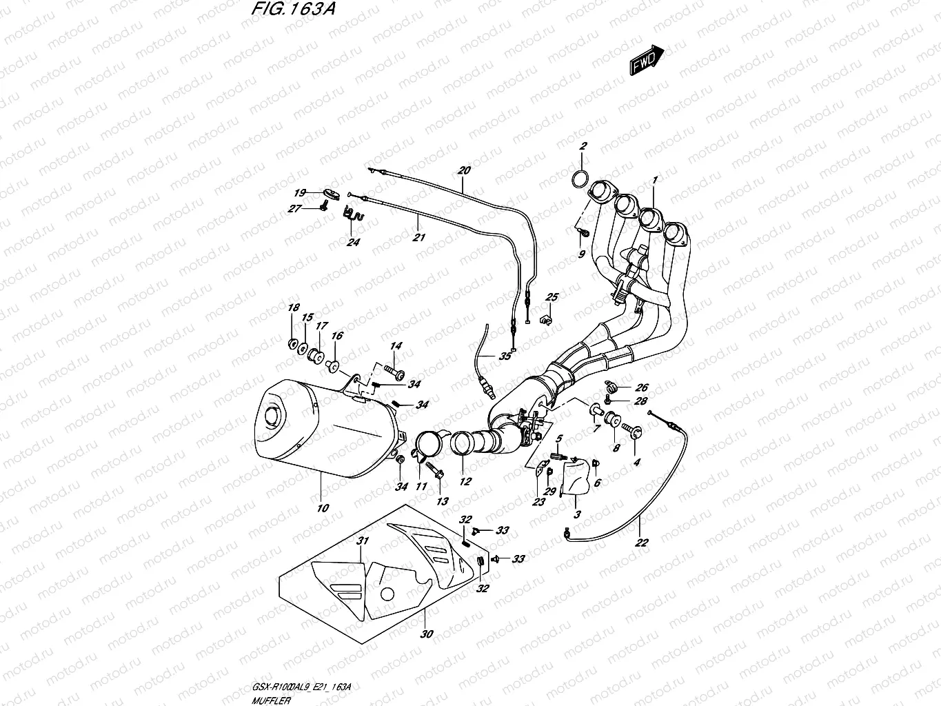 163A - MUFFLER