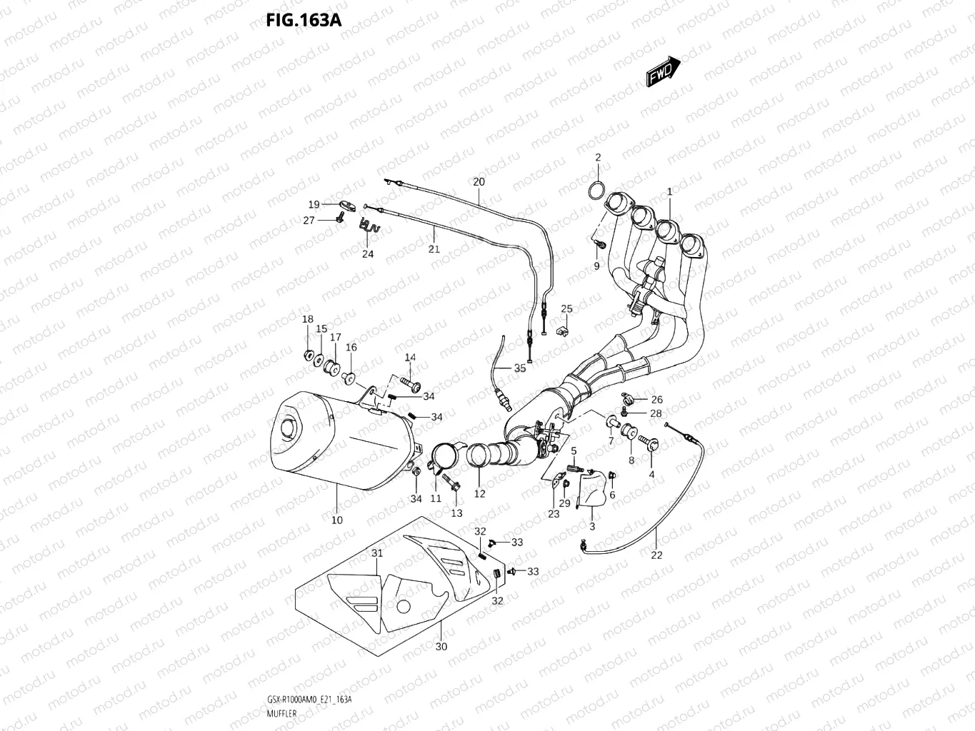 163A - MUFFLER