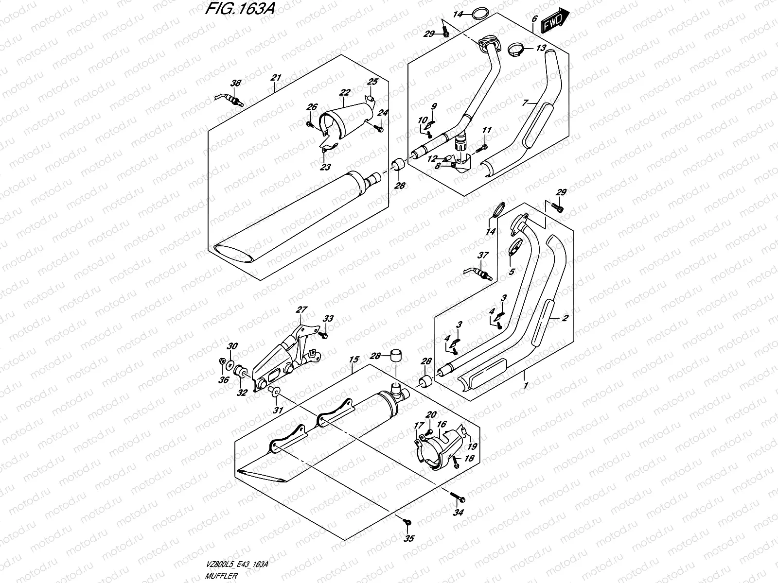163A - MUFFLER