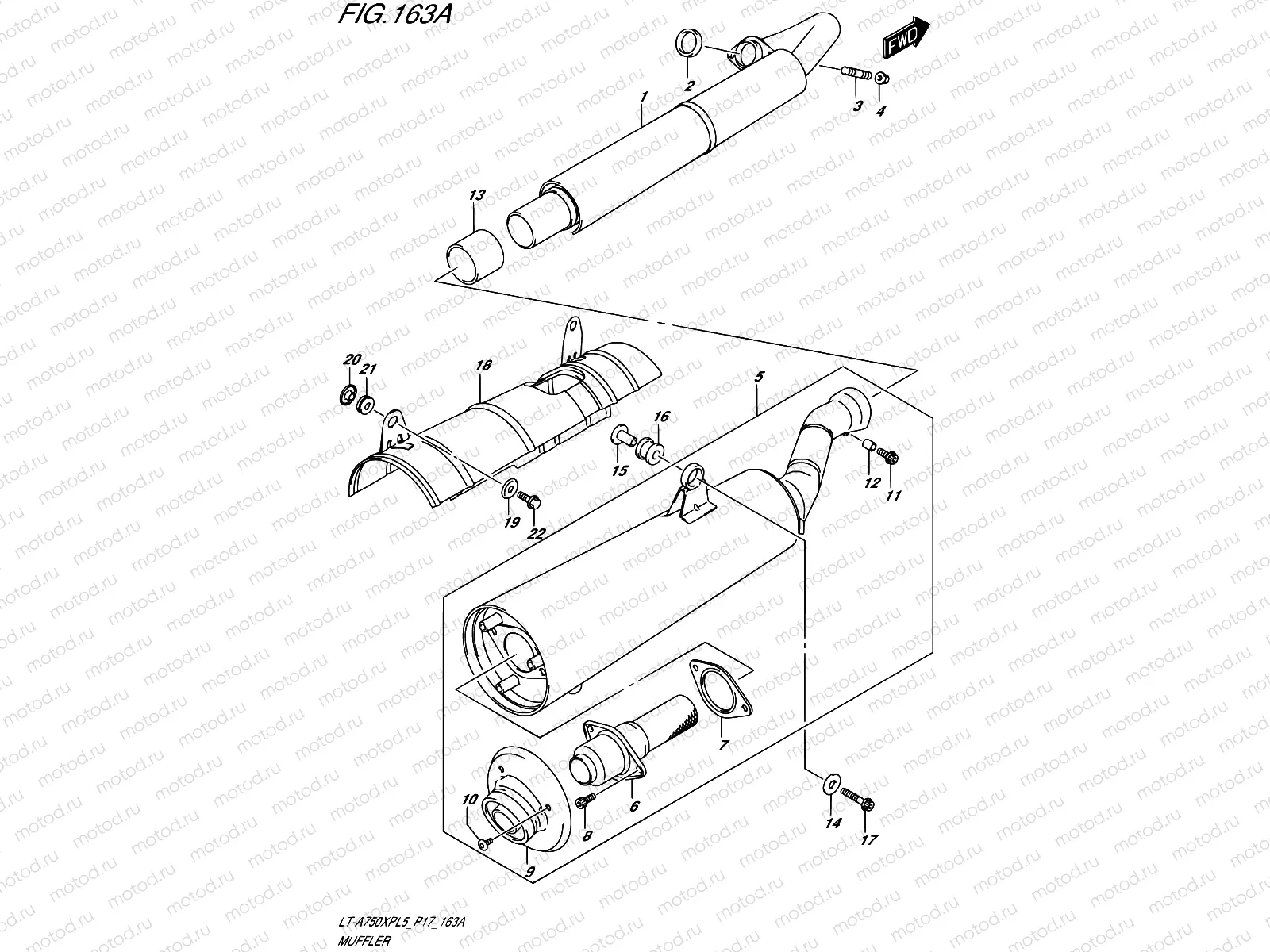 163A - MUFFLER