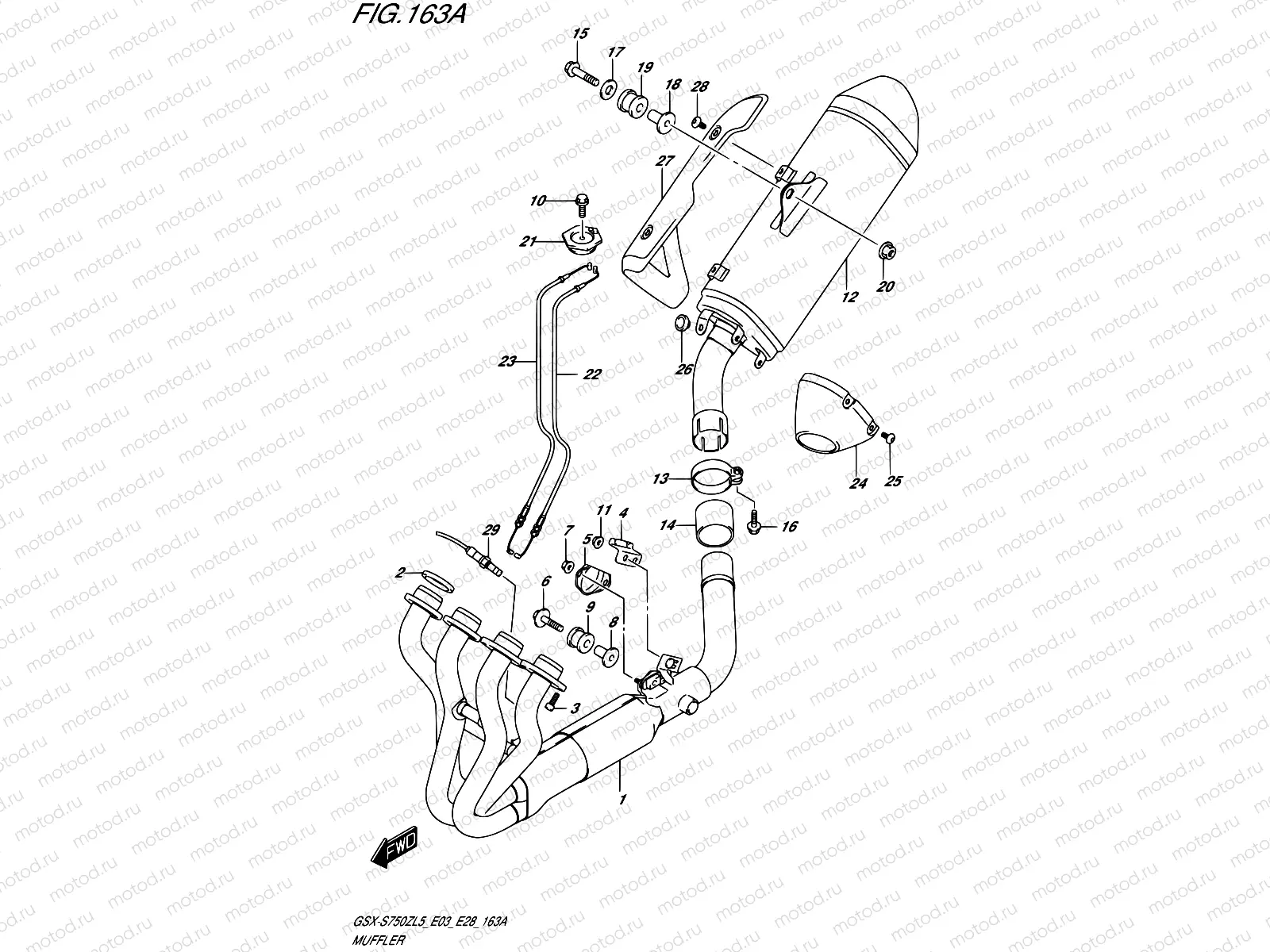 163A - MUFFLER
