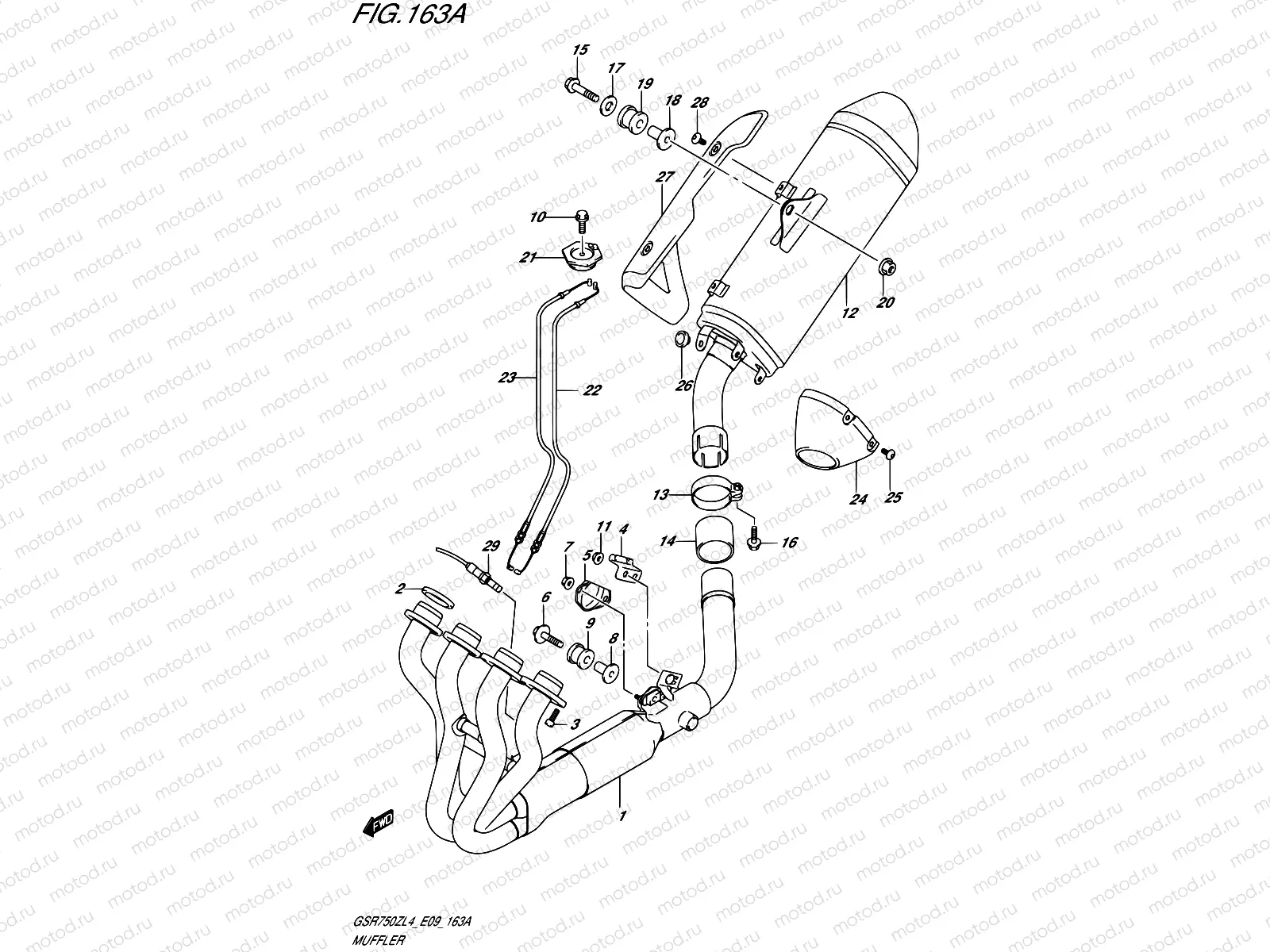 163A - MUFFLER