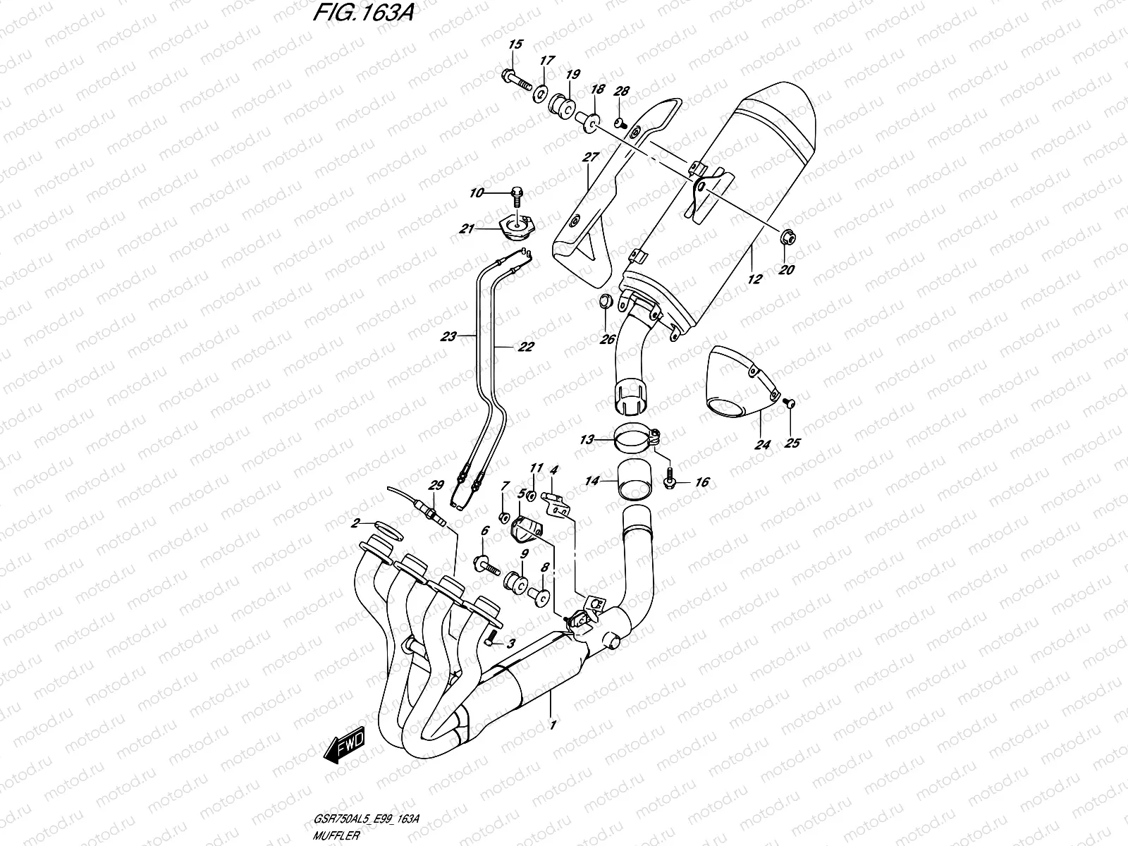 163A - MUFFLER