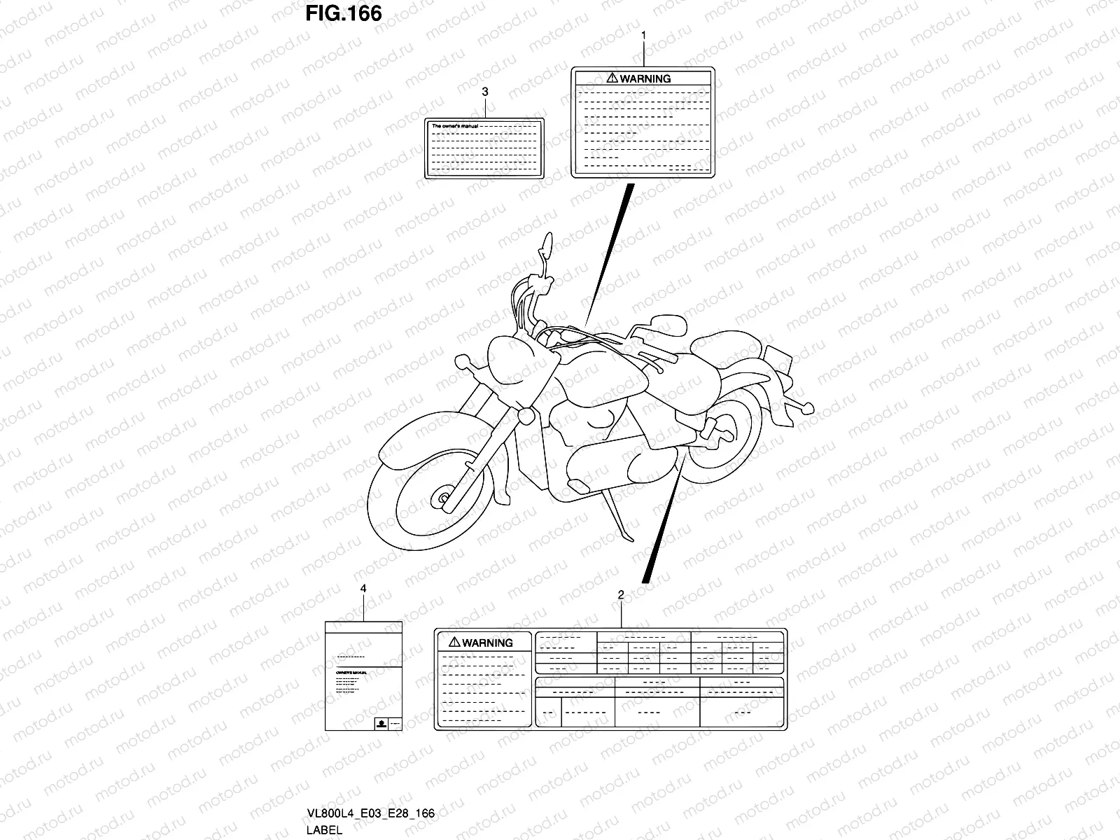 166 - LABEL (VL800CL4 E03)