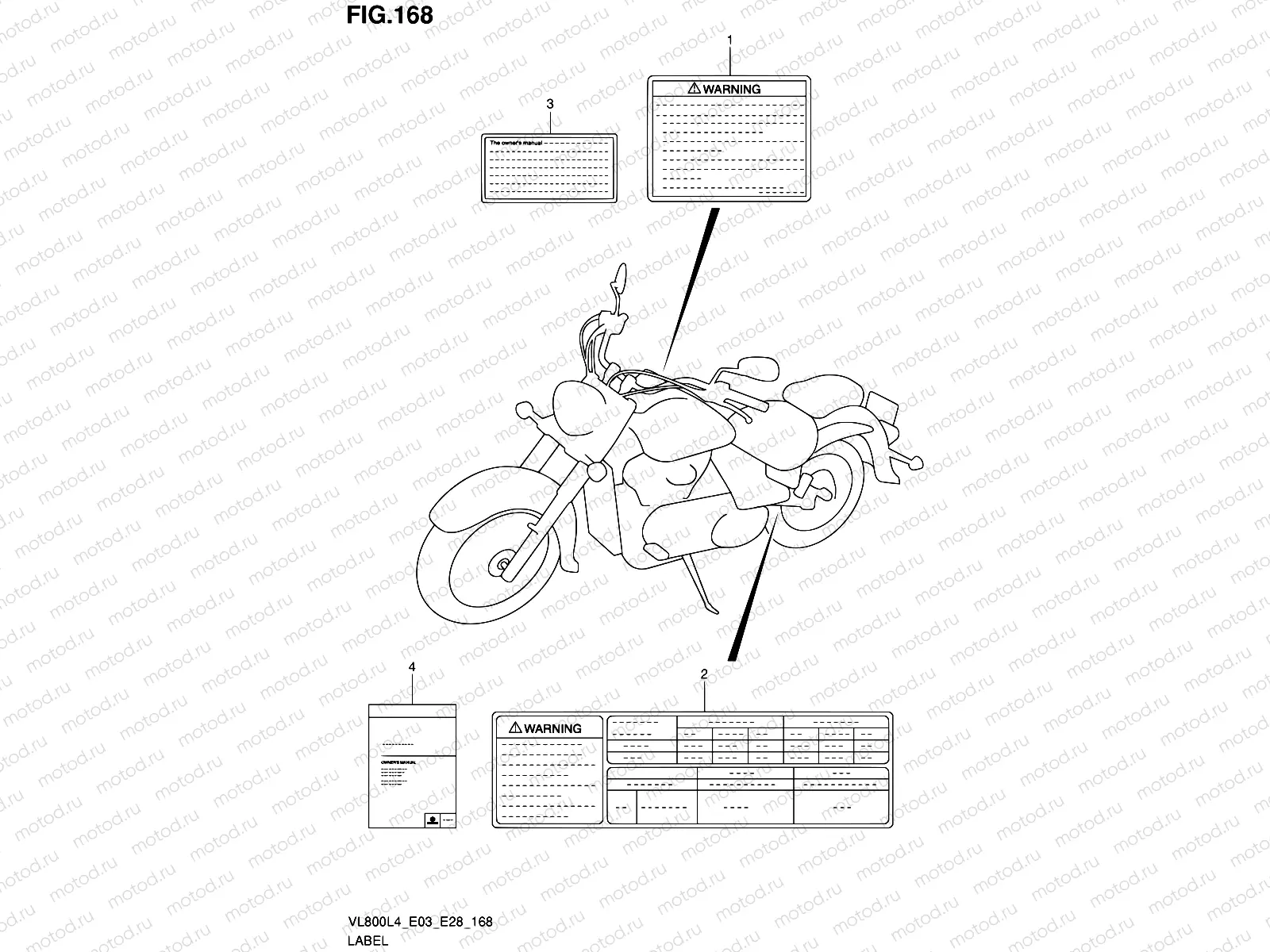 168 - LABEL (VL800CL4 E33)