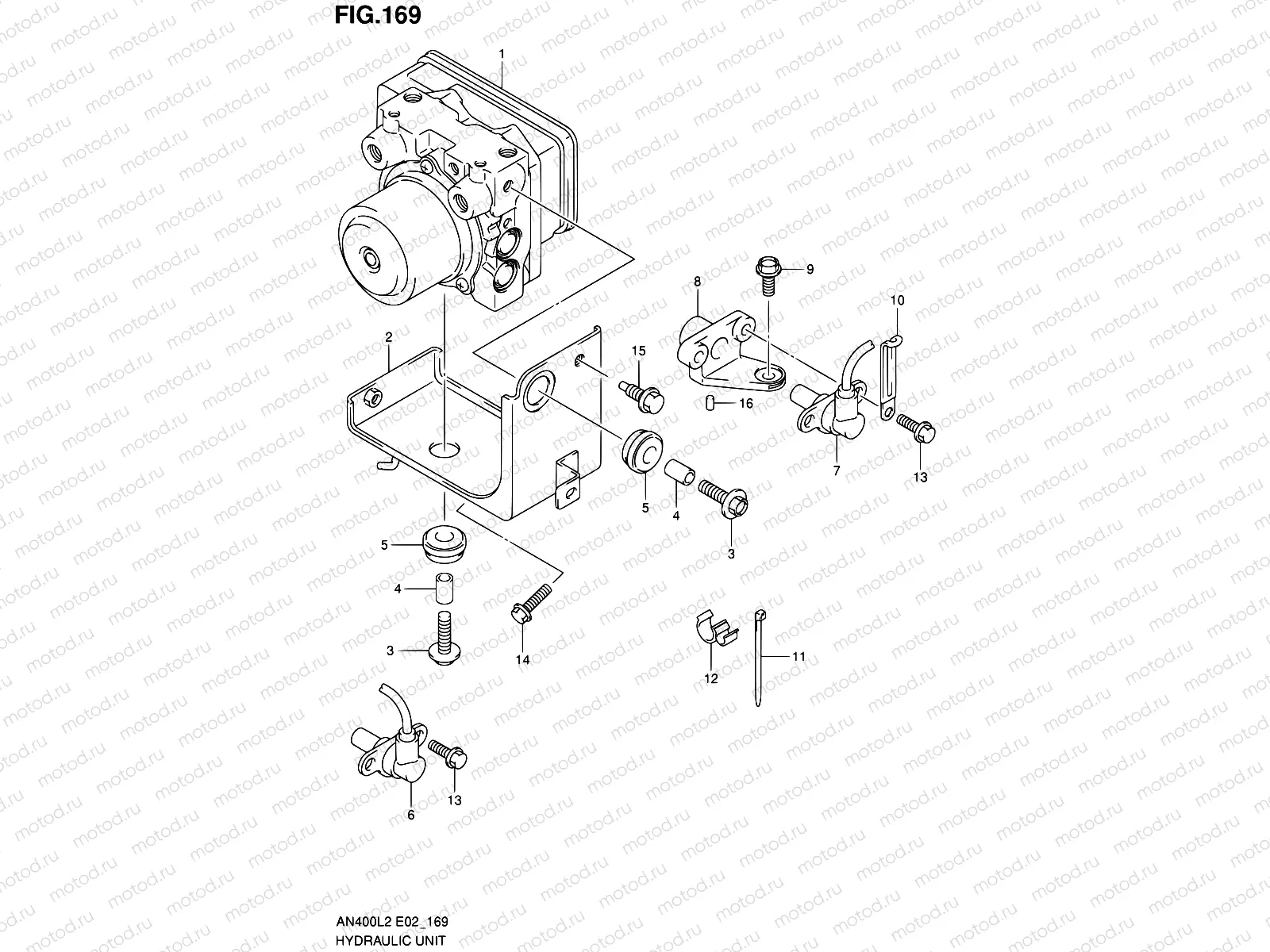 169 - HYDRAULIC UNIT (AN400ZAL2 E02)