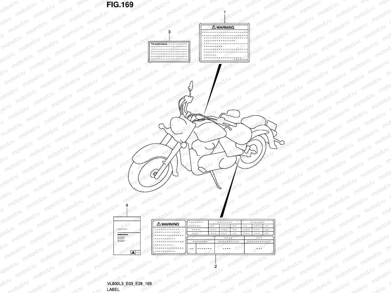 169 - LABEL (VL800TL3 E03)