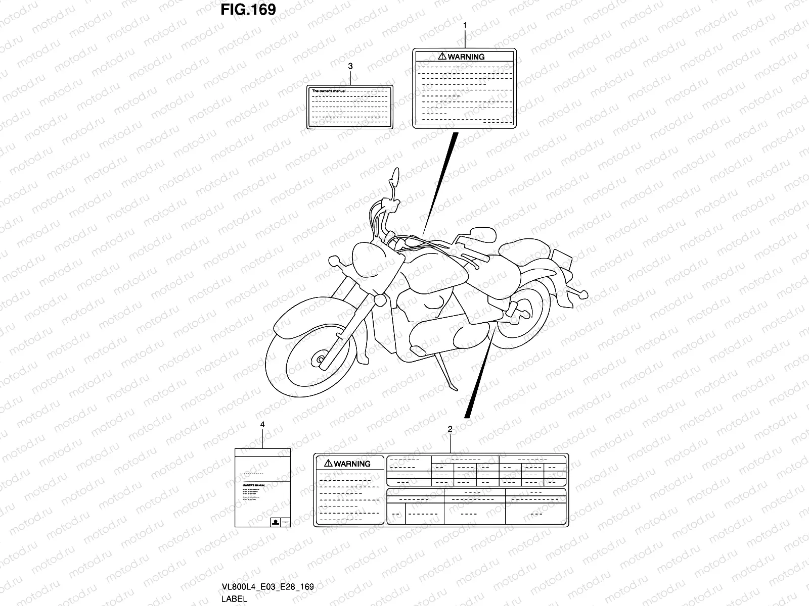 169 - LABEL (VL800TL4 E03)