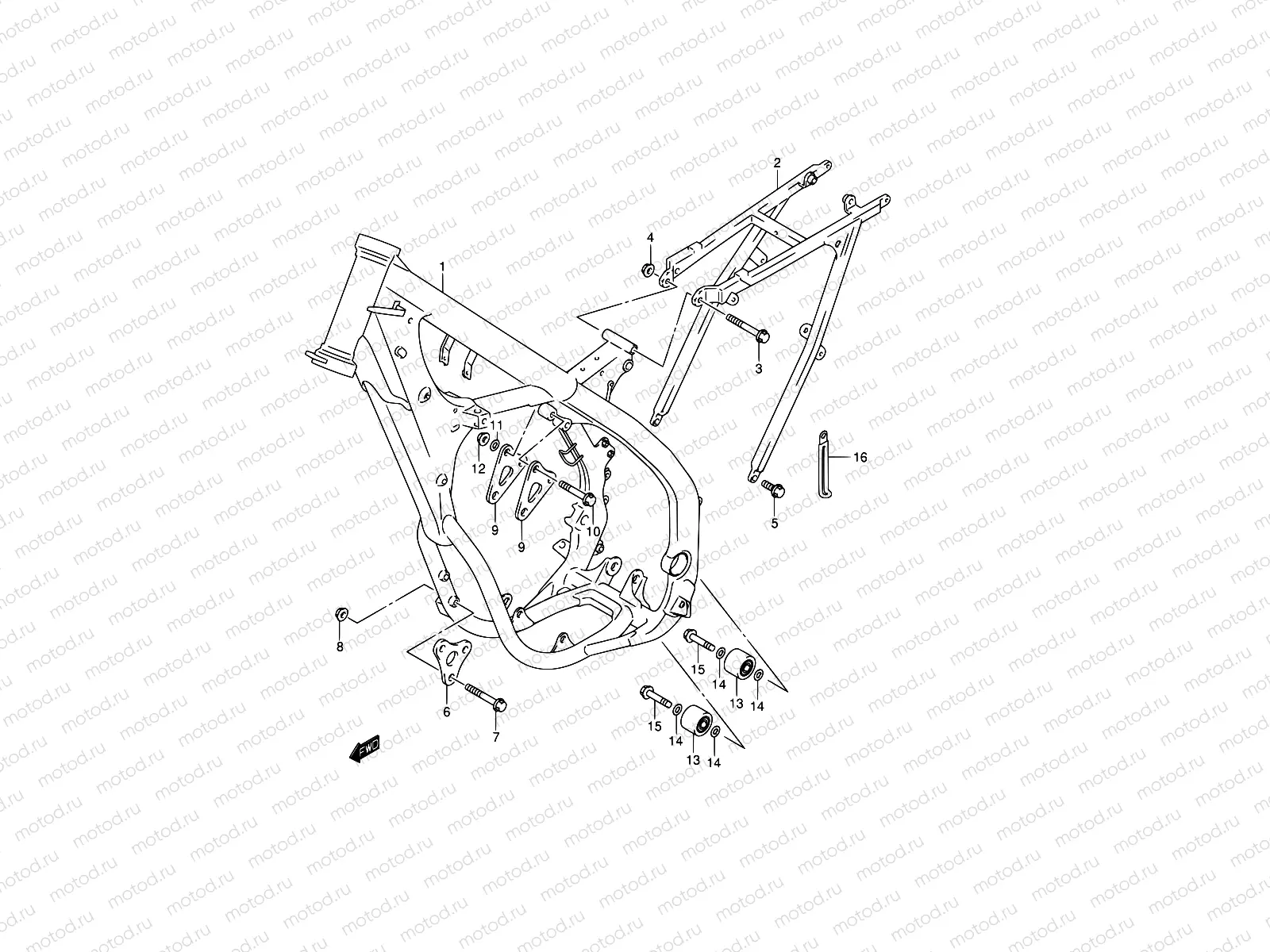 16A - FRAME (MODLE K2)