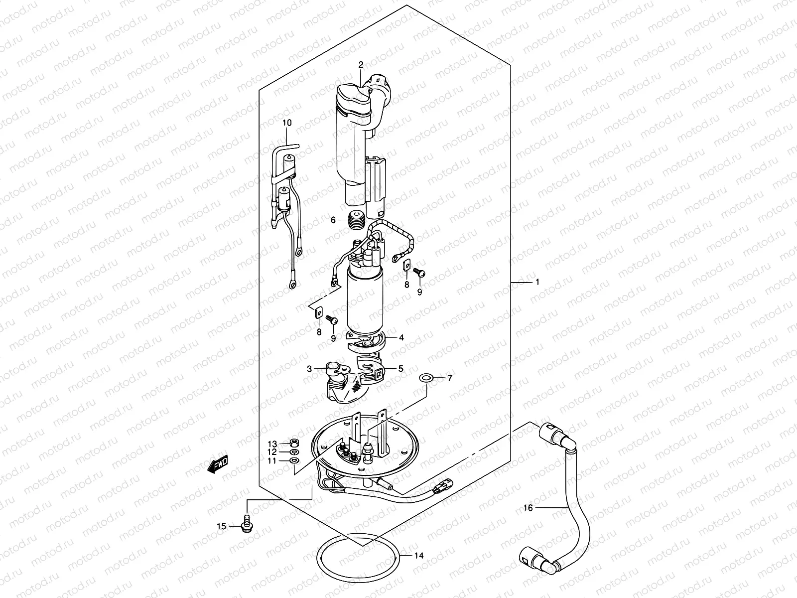 16A - FUEL PUMP (MODEL K5)