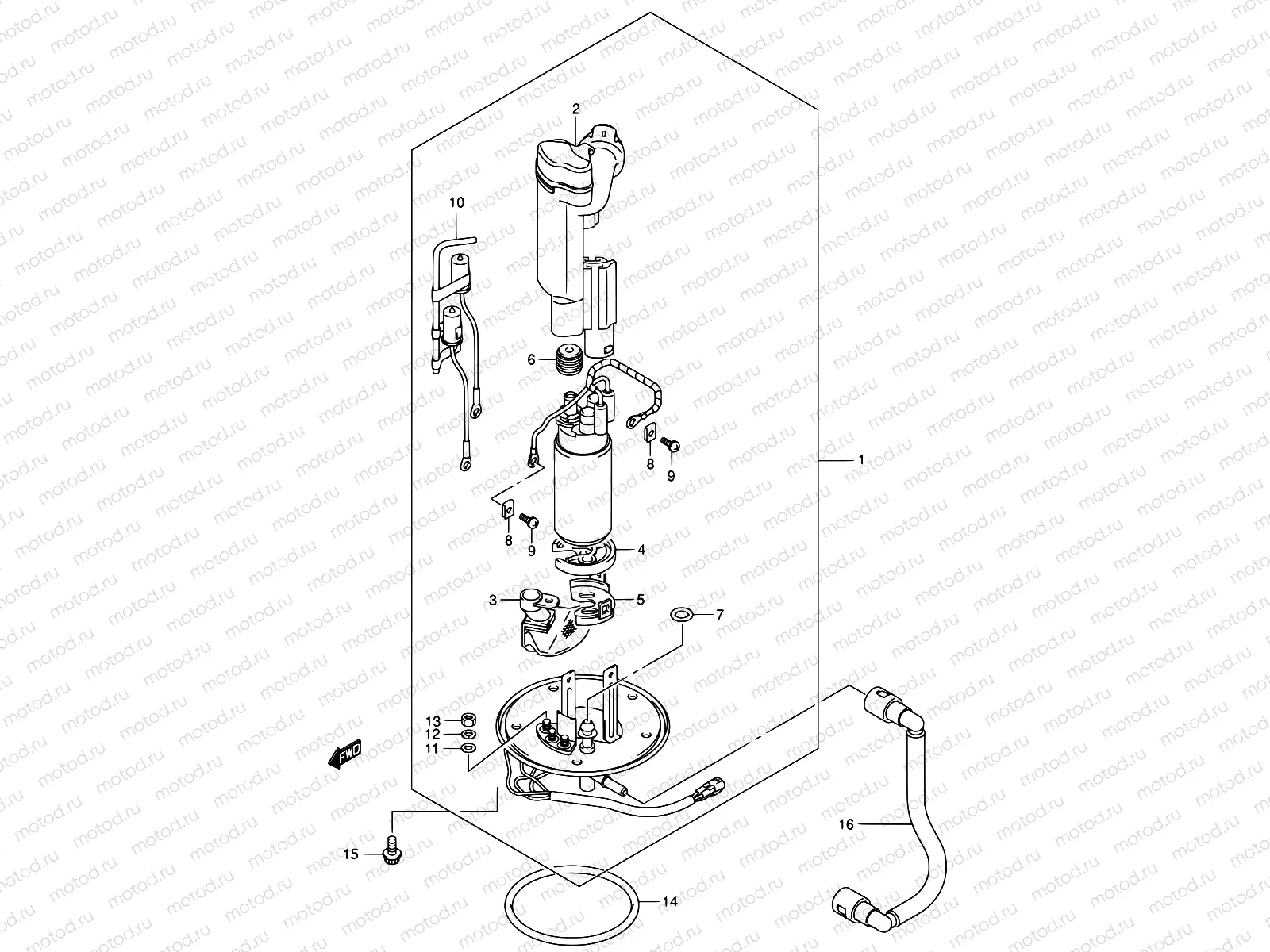 16A - FUEL PUMP (MODEL K5/K6/K7)