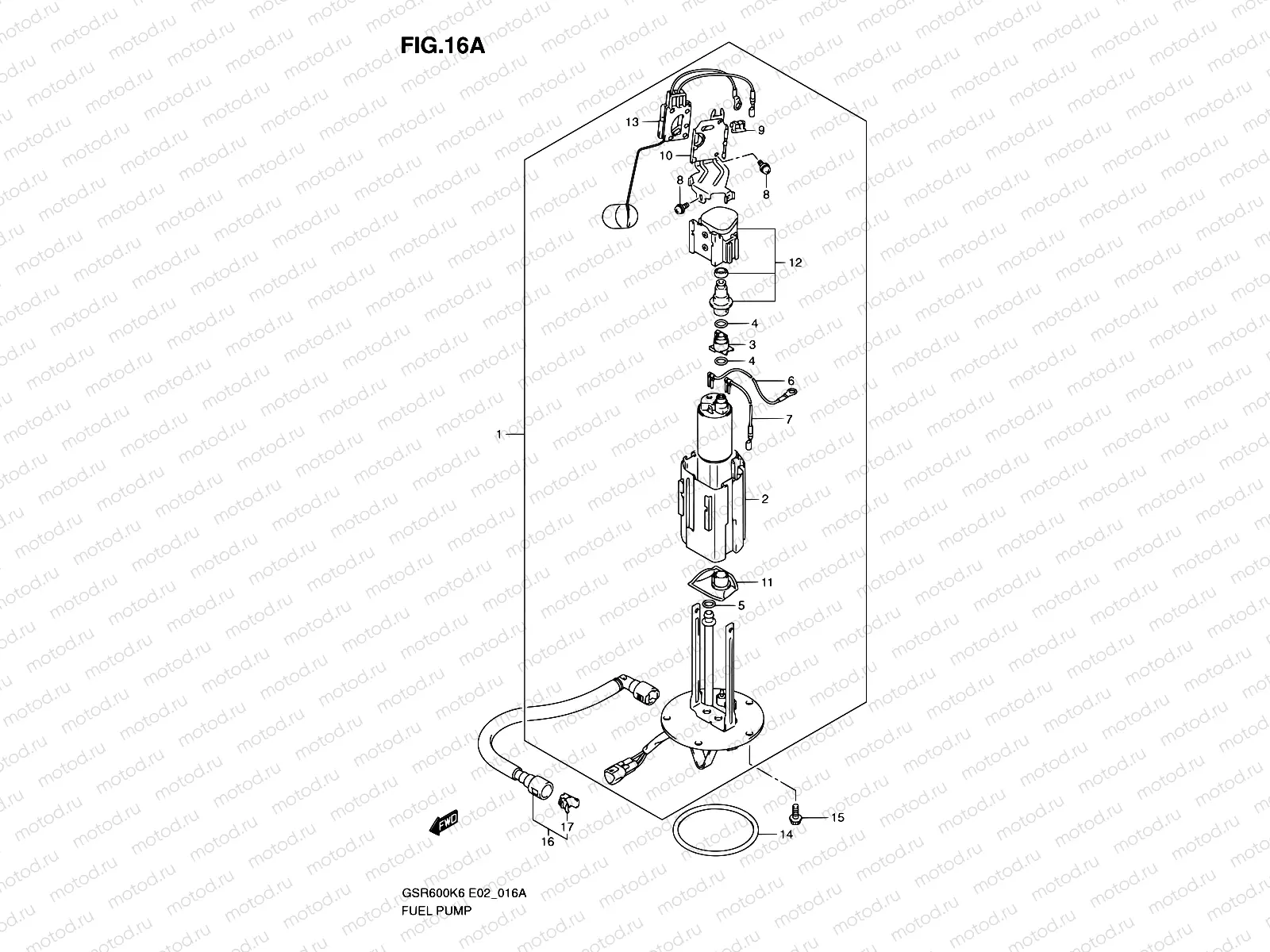 16A - FUEL PUMP (MODEL K9/L0)