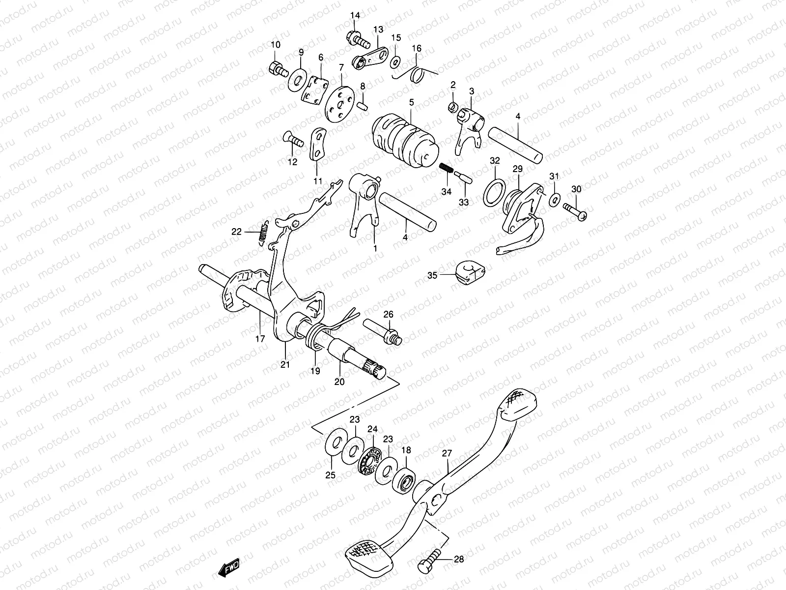 16A - GEAR SHIFTING (MODEL S/V/X/Y)