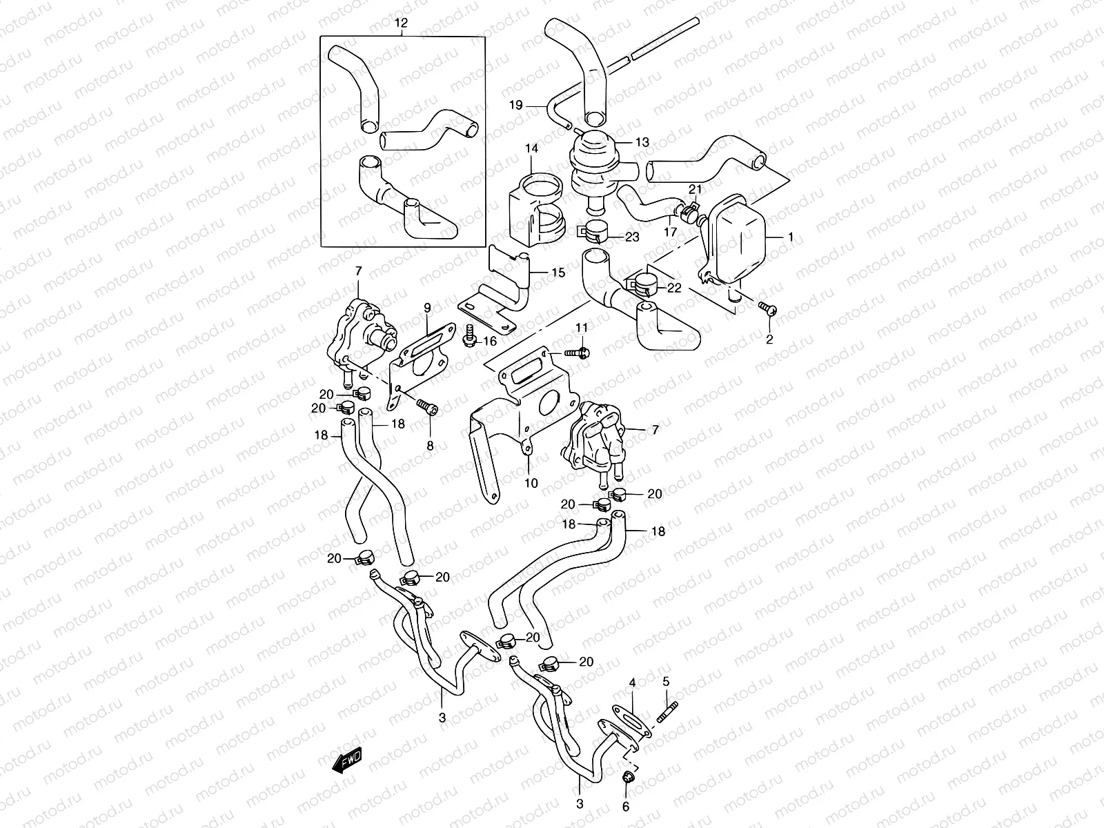 16A - SECOND AIR (GSF1200ST/SV/SW/SX/SY E18)