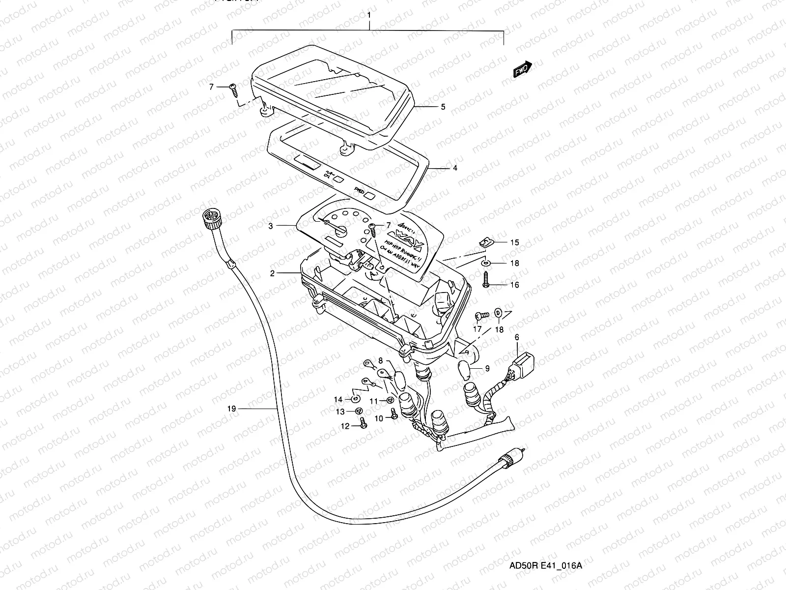 16A - SPEEDOMETER (E06)