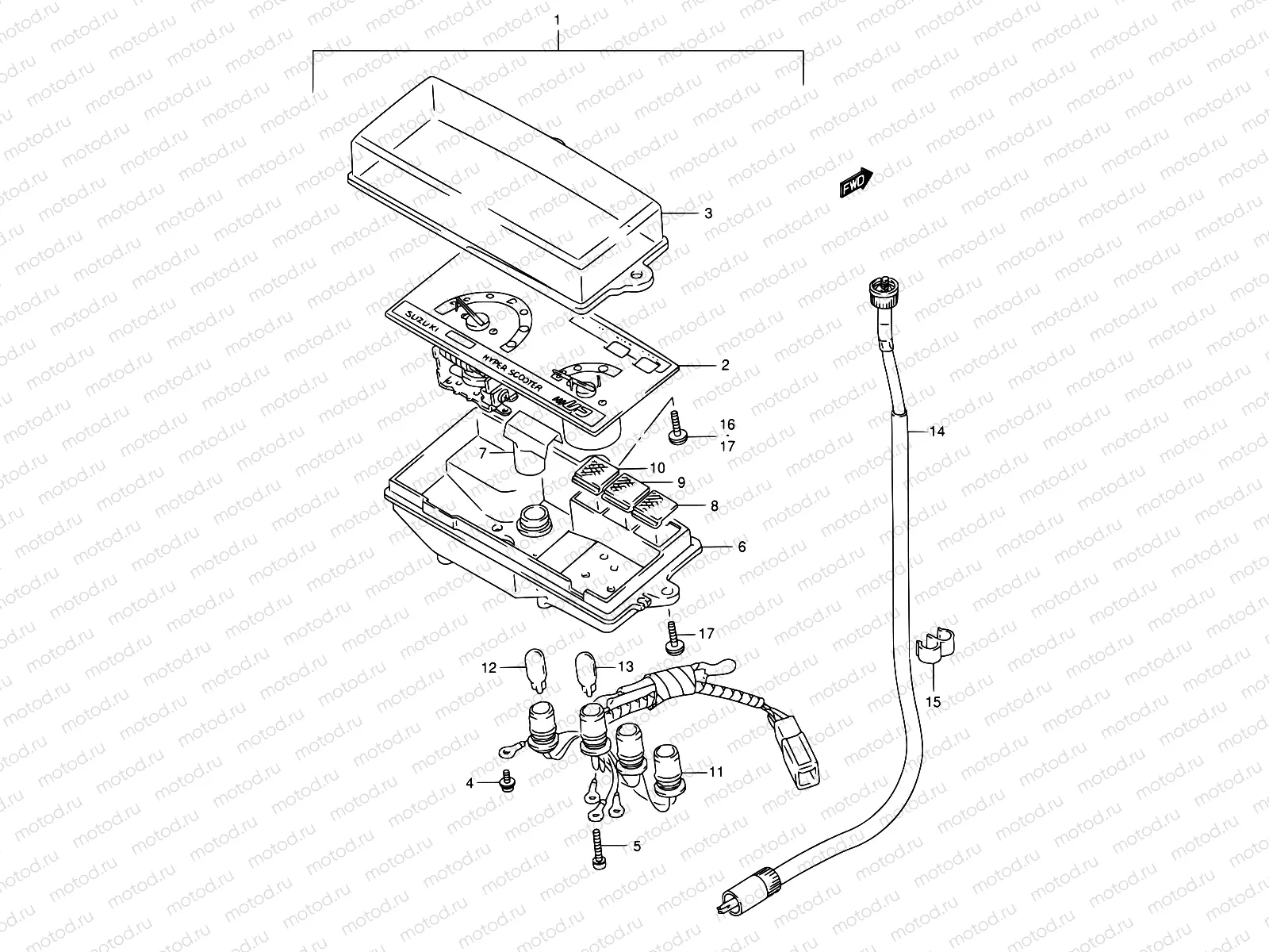 16A - SPEEDOMETER (E24)