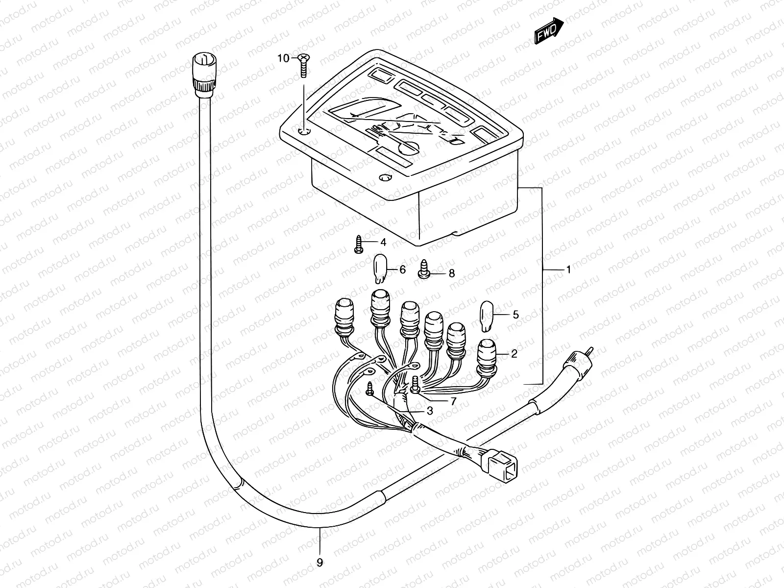 16A - SPEEDOMETER (MODEL T)