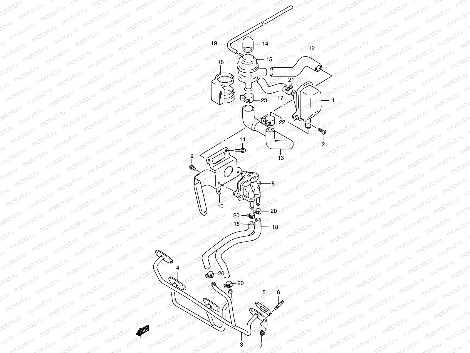 16B - SECOND AIR (GSF1200SAV/SAW/SAX/SAY E18)