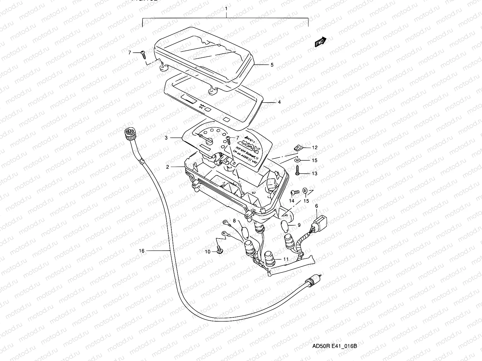 16B - SPEEDOMETER (P09,E94)