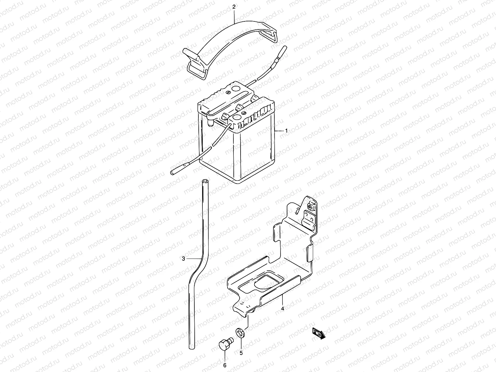 17 - BATTERY (MODEL K)