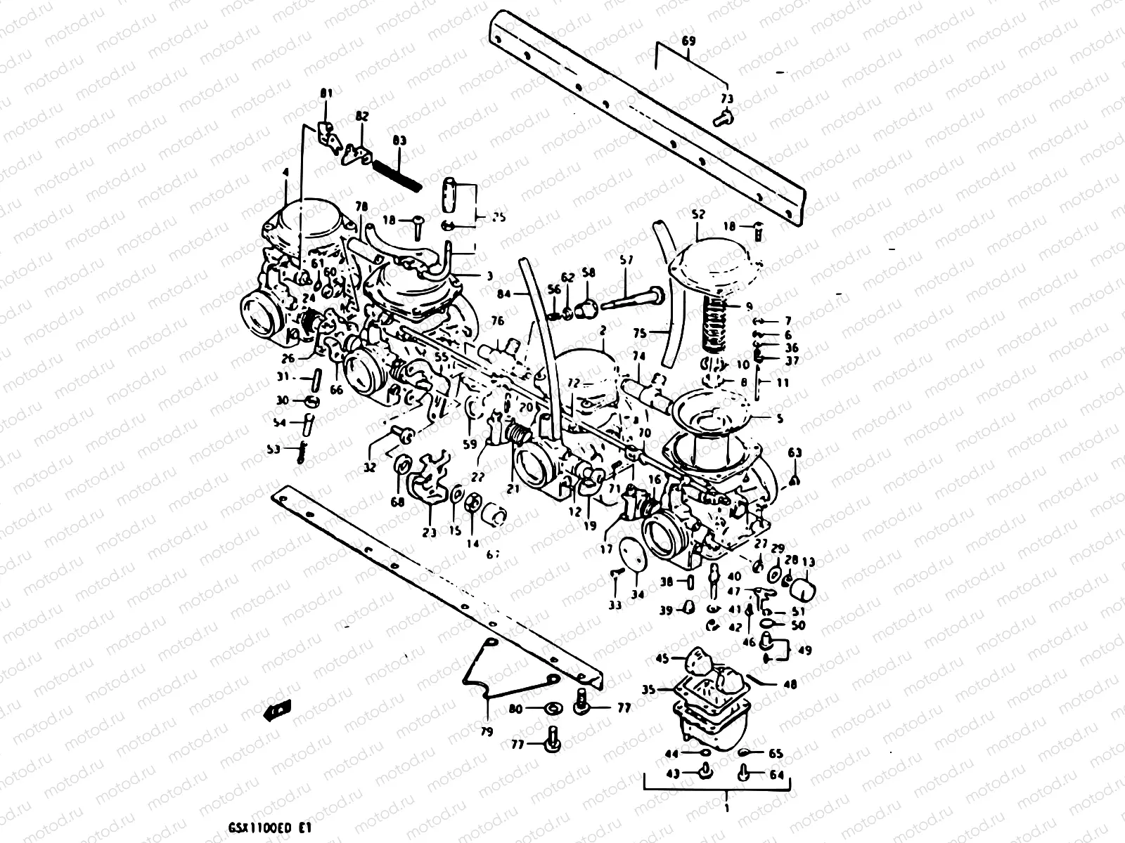 17 - CARBURETOR (MODEL D)