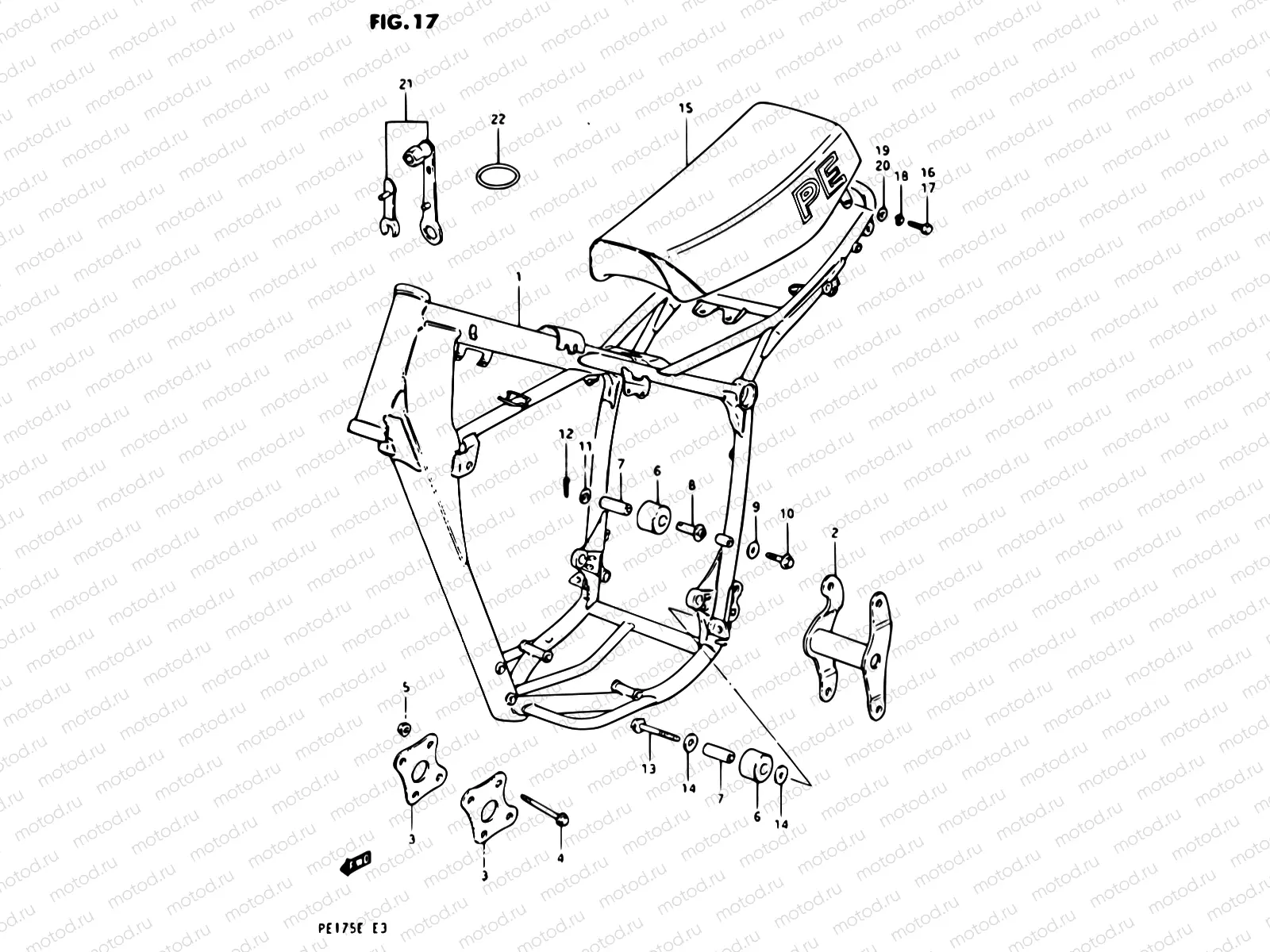 17 - FRAME -SEAT