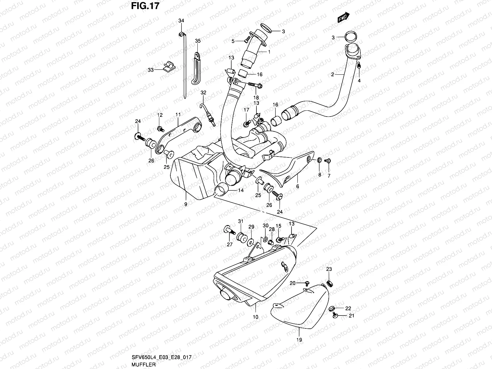 17 - MUFFLER