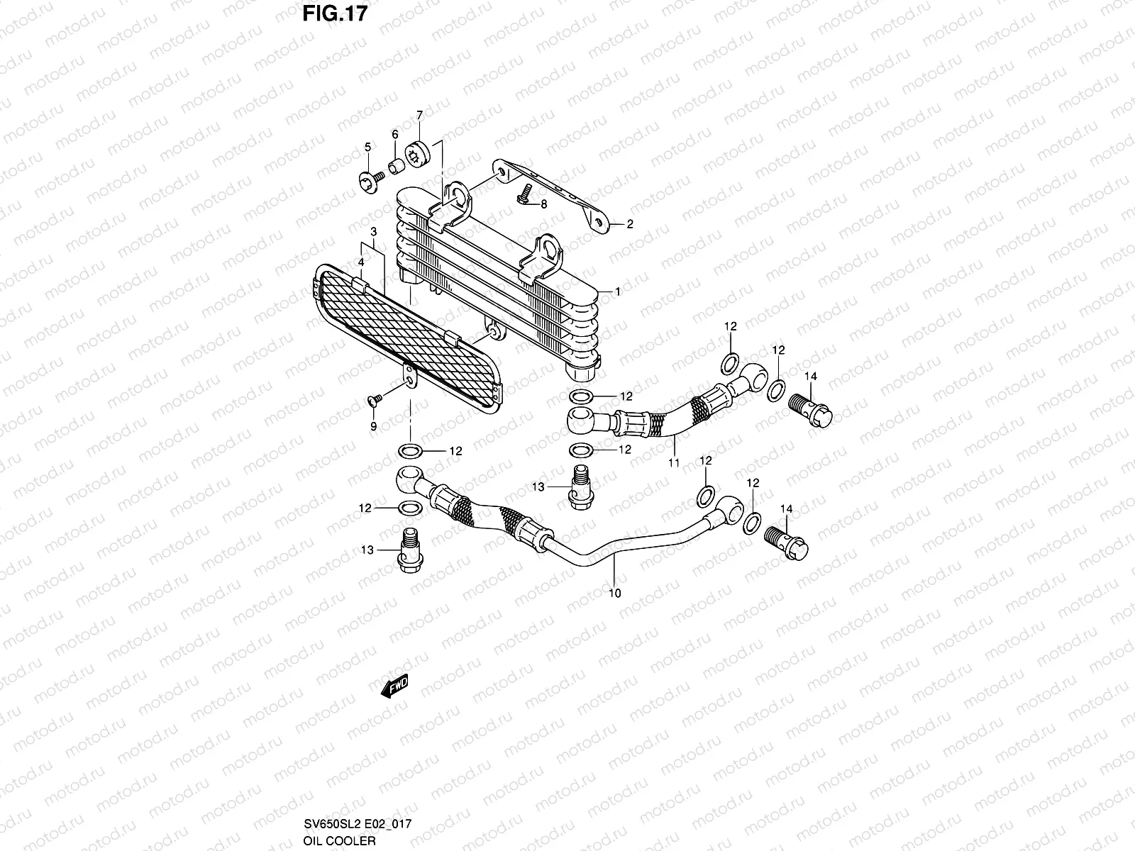 17 - OIL COOLER